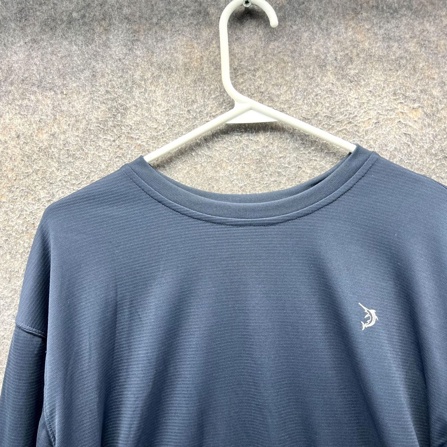 Vintage Reel Legends Shirt Mens Medium Blue Long Sleeve Performance Fishing Crewneck Size US M / EU 48-50 / 2 - 7 Thumbnail