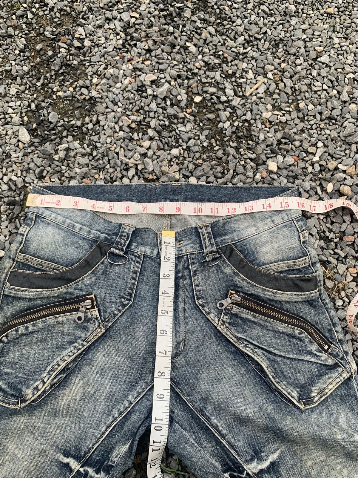 PPFM PPFM BANANA CURVE CUT BANANA JAPANESE PUNK RUSTY DENIM Size US 32 / EU 48 - 21 Thumbnail