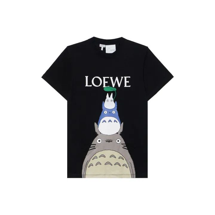 Loewe LOEWE x Totoro Graphic Short Sleeve T-Shirt Size US S / EU 44-46 / 1 - 1 Thumbnail