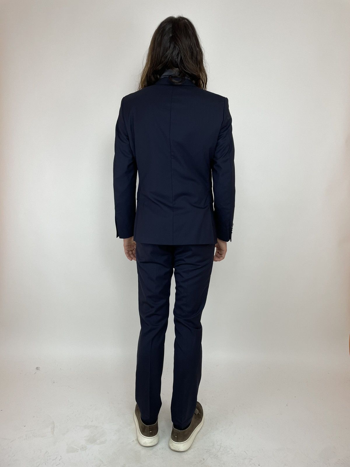Strellson Strellson Black Wool Suit Extra Slim size 44 - Small Size 44S - 8 Thumbnail