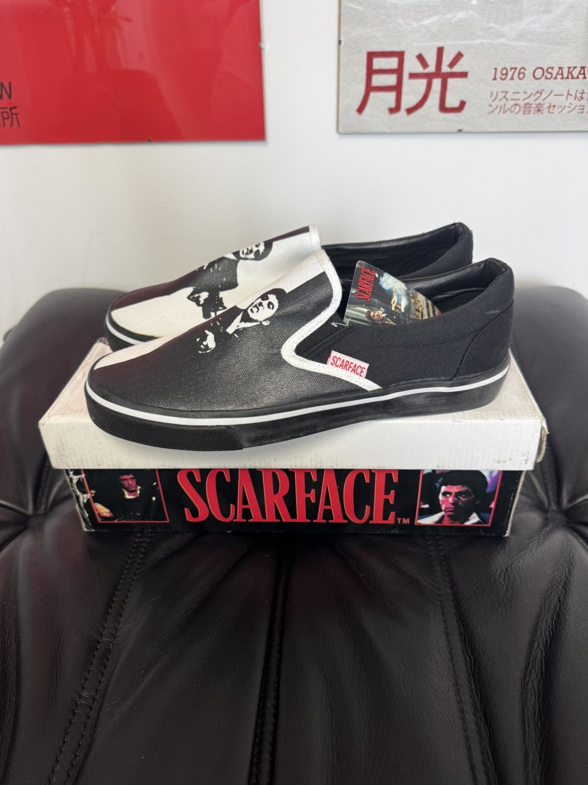 Vintage Vintage 04’ OG Scarface Movie Slip Ons Merch Low Top Shoes Size US 8.5 / EU 41-42 - 3 Thumbnail