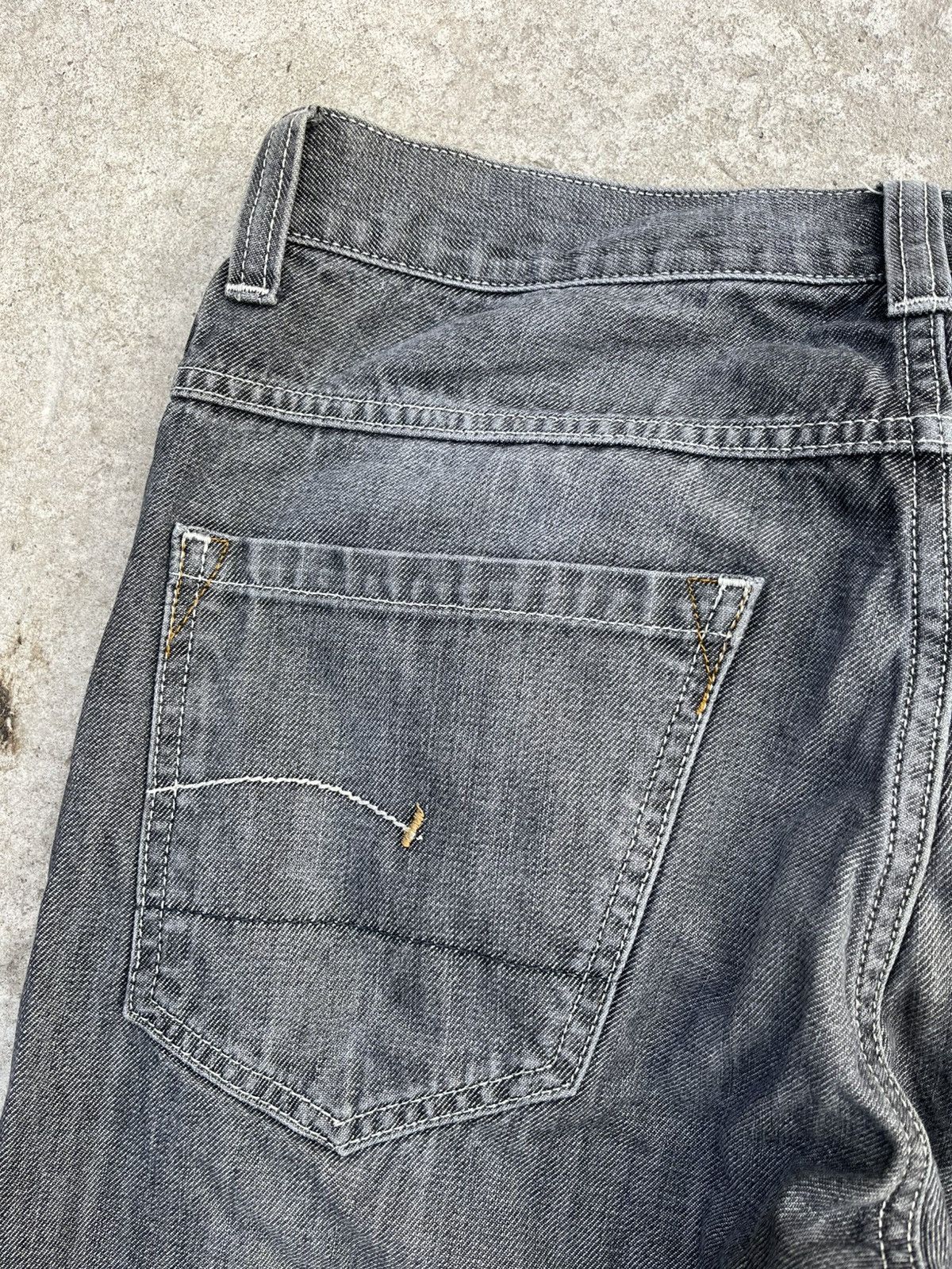 G-Star × Japanese Brand × Le Grande Bleu (L.G.B.) Vintage Big Logo G-Star Faded Jeans Rick Owens Style Denim Size US 32 / EU 48 - 4 Thumbnail
