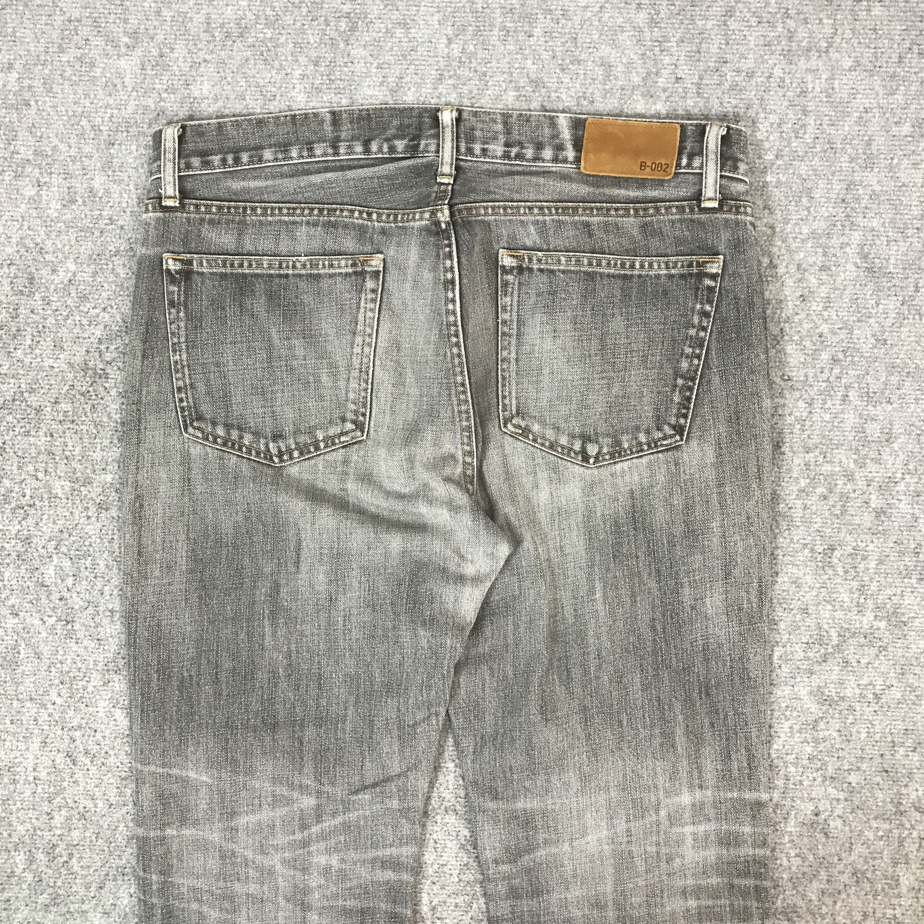 Japanese Brand FLARE UNIQLO JAPAN BOOTCUT DENIM BLACK FADED JEANS K54B18 Size US 35 - 5 Thumbnail