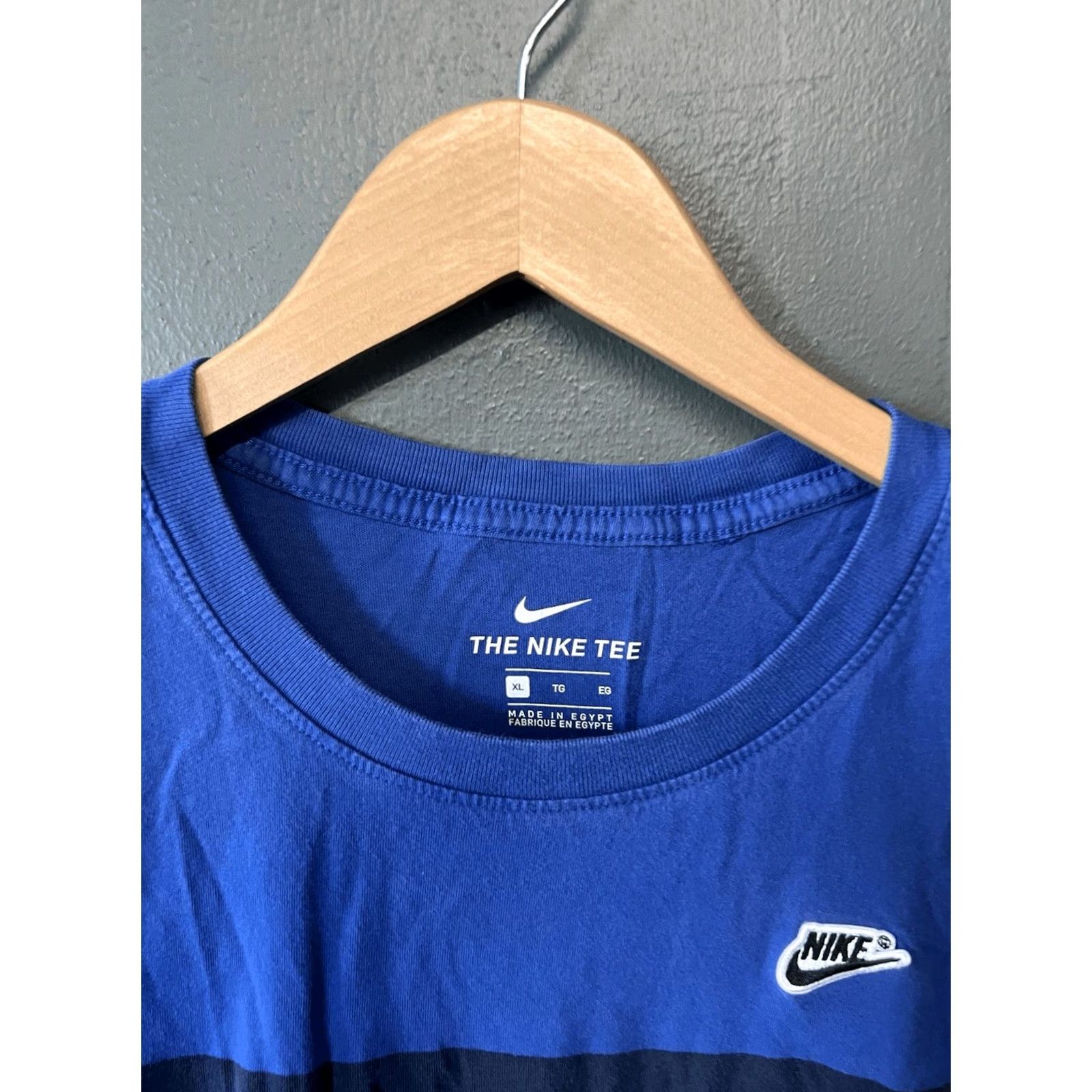 Nike Nike Dri-FIT Mens Blue Short Sleeve T-Shirt Just Do It Graphic XL Size US XL / EU 56 / 4 - 3 Thumbnail