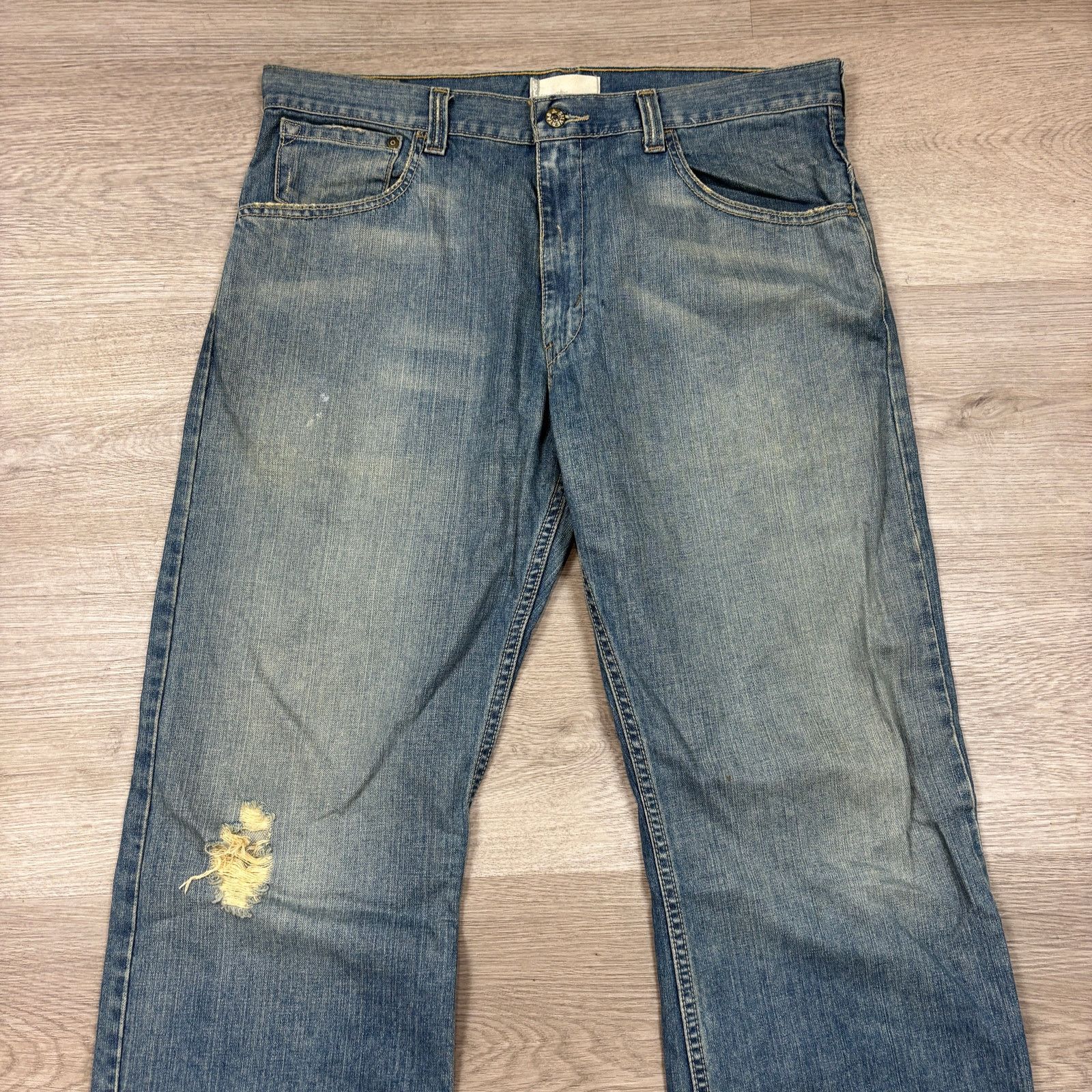 Levi's × Vintage VTG Y2K Levi's Silvertab Baggy True Boot Jeans Men's 38x32 Size US 38 / EU 54 - 2 Thumbnail