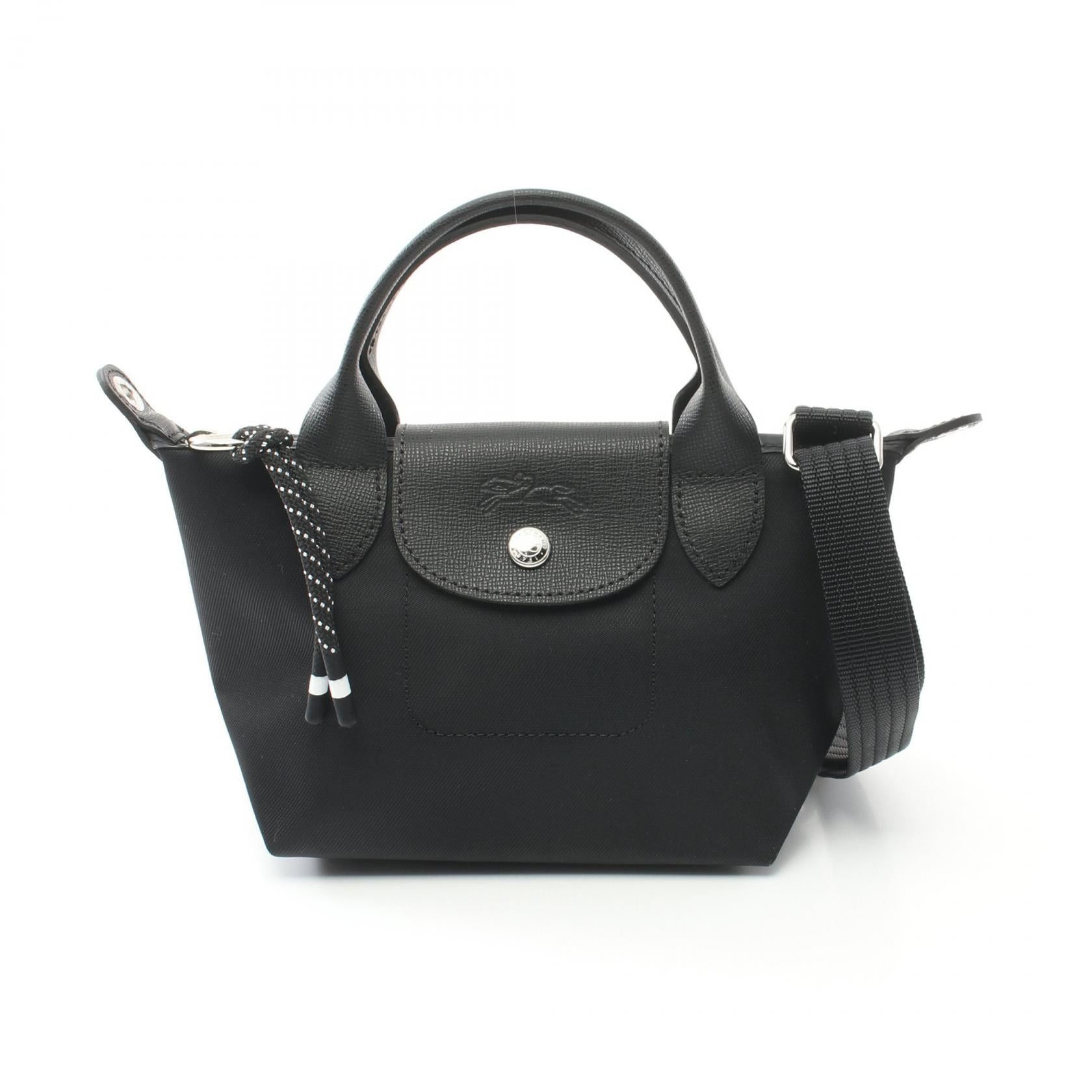 Longchamp Longchamp Le Preage Energy Xs Handbag Nylon Leather Black Size ONE SIZE - 1 Thumbnail