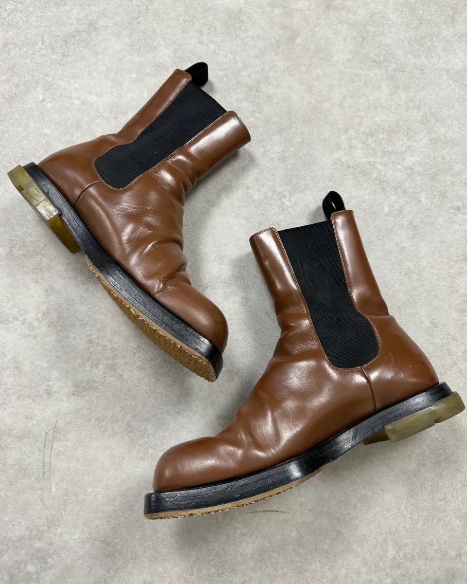 Bottega Veneta Bottega Veneta Brown Leather Boots Size US 11 / EU 44 - 5 Thumbnail