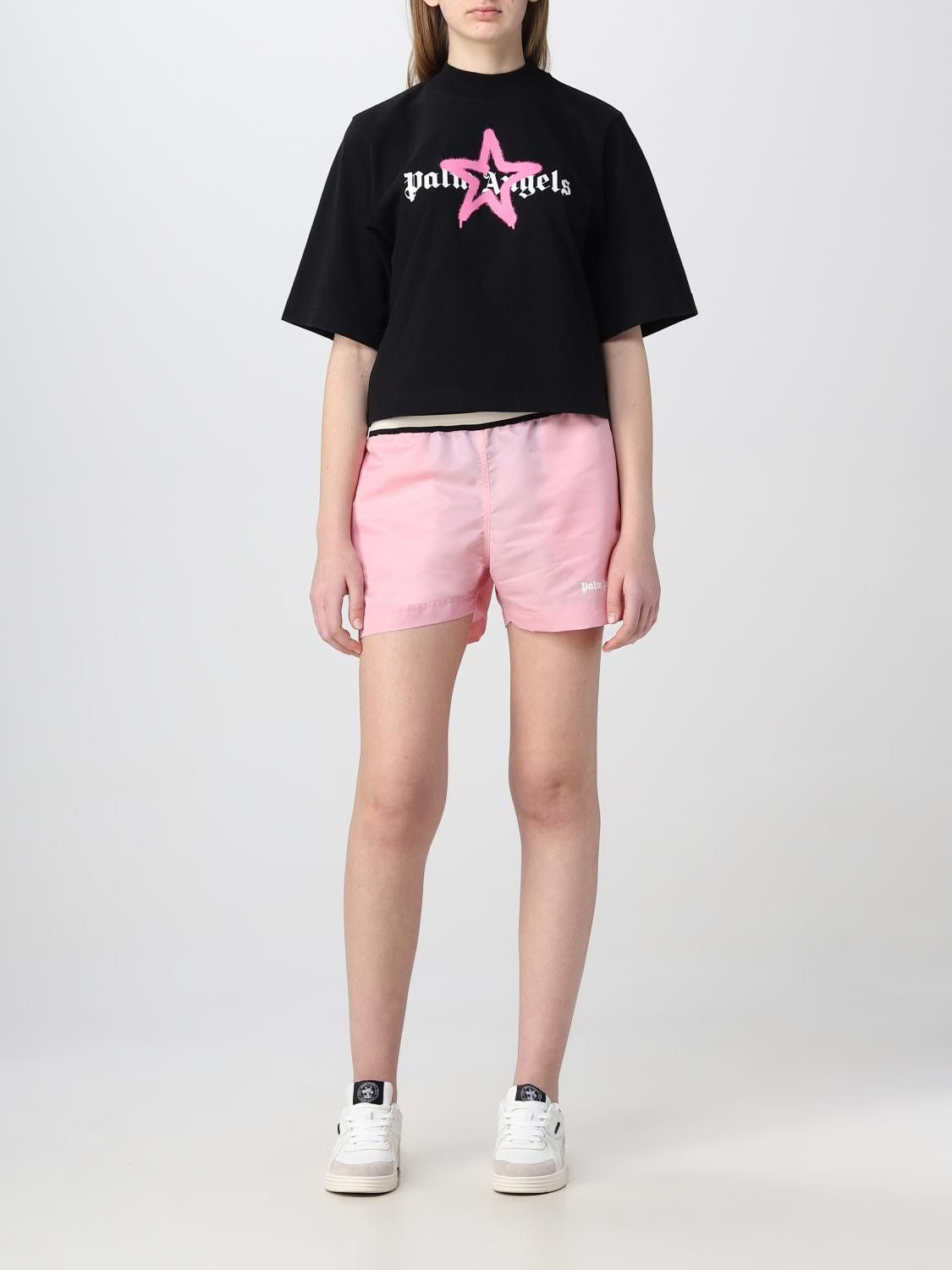 Palm Angels o1y1125 Short in Pink Size 28" / US 6 / IT 42 - 2 Thumbnail