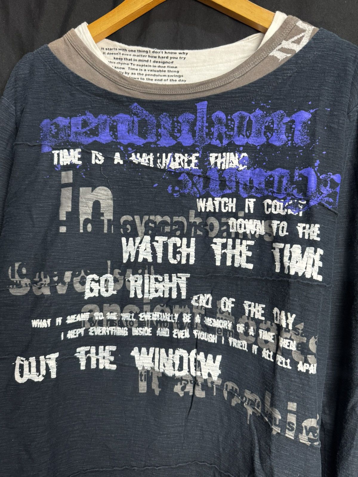 If Six Was Nine japanese poem longsleeve archived Size US L / EU 52-54 / 3 - 3 Thumbnail