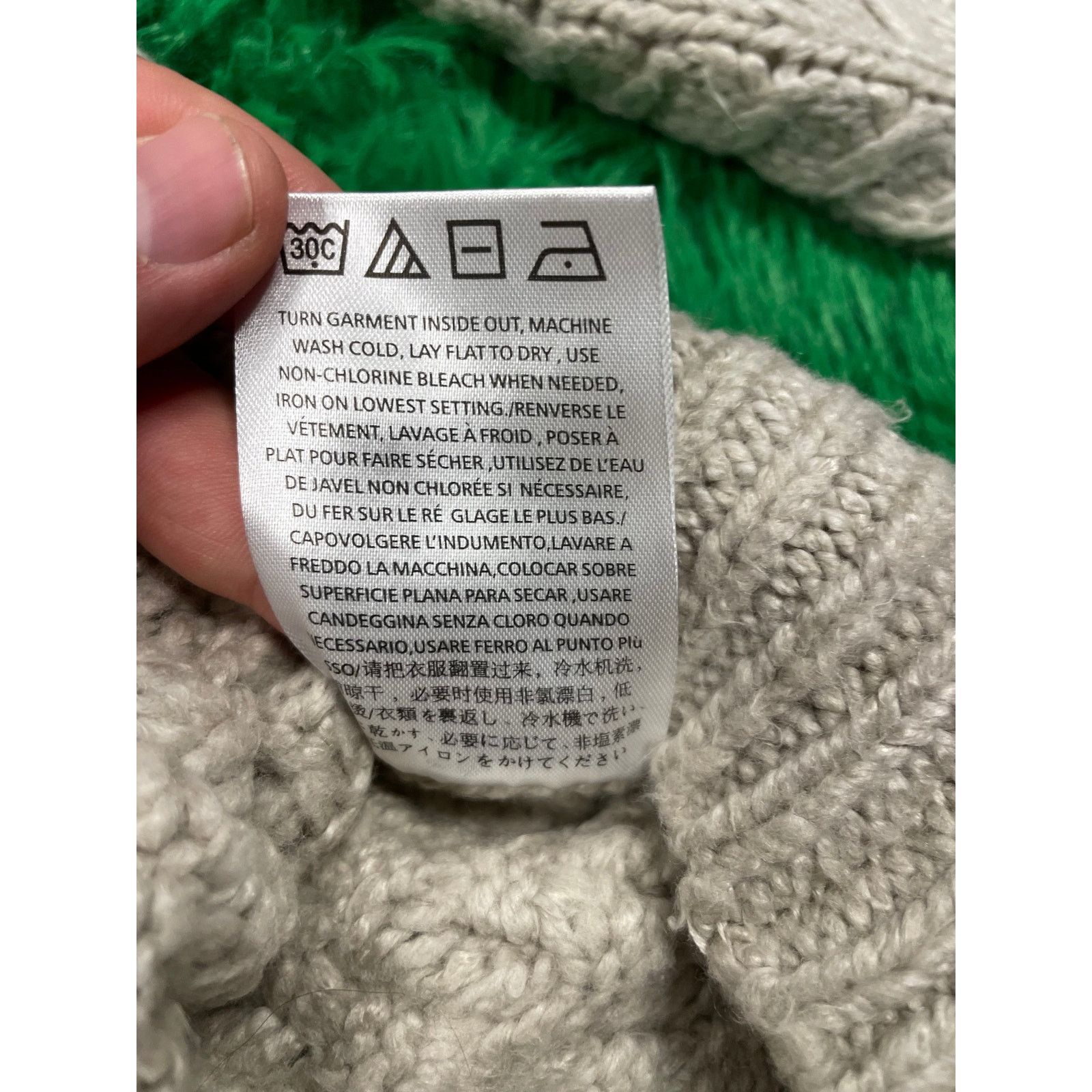 Essentials Essentials Knit Hoodie Silver Medium New Size US M / EU 48-50 / 2 - 5 Thumbnail