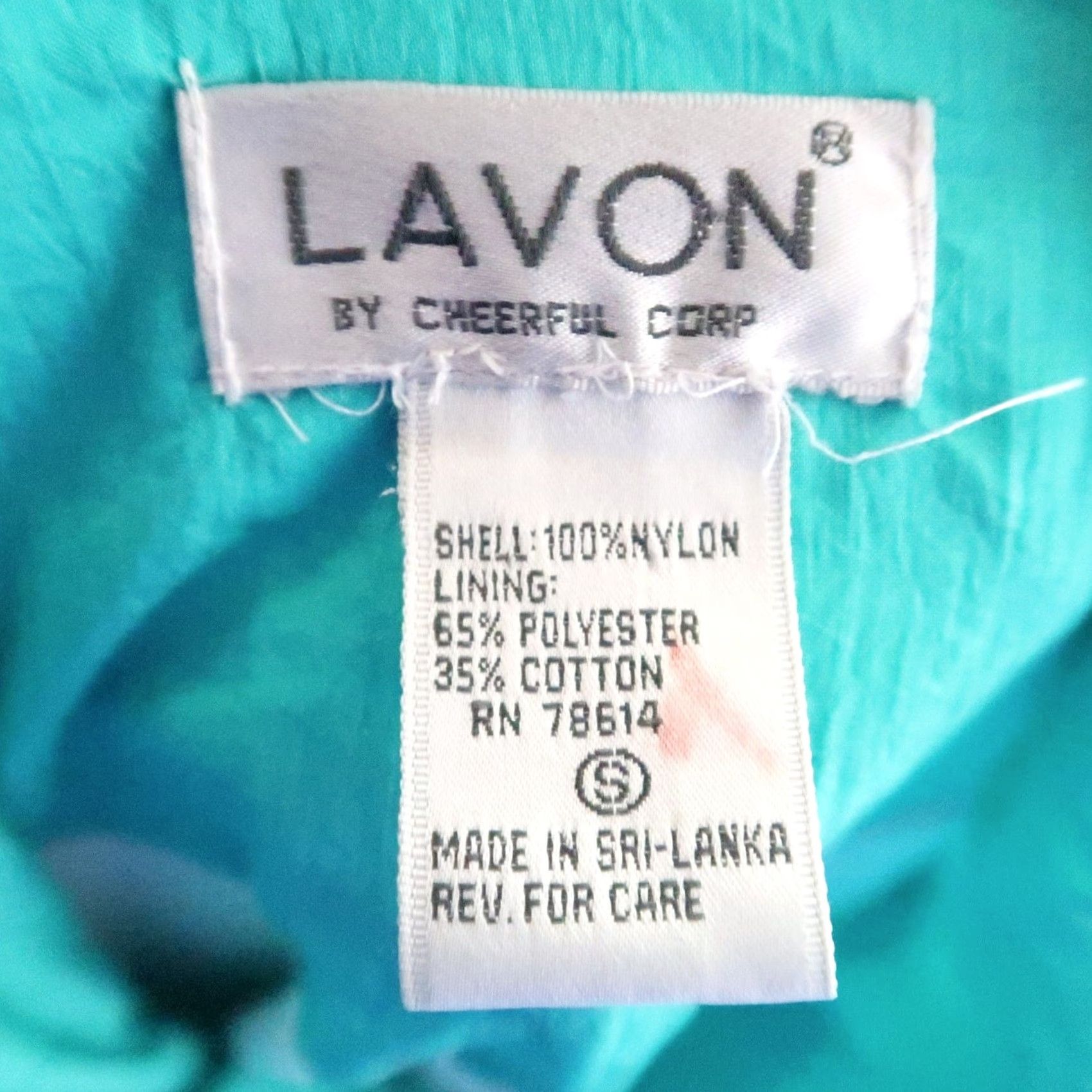 Vintage VINTAGE Lavon Windbreaker Jacket Womens S Green 90s Zip Long Sleeve Nylon Solid Short Jacket Coat 80s 90s Theme Size S / US 4 / IT 40 - 5 Thumbnail