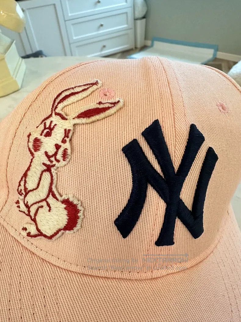 Gucci Gucci Logo letter rabbit pattern decoration pink cotton ba Size ONE SIZE - 2 Thumbnail