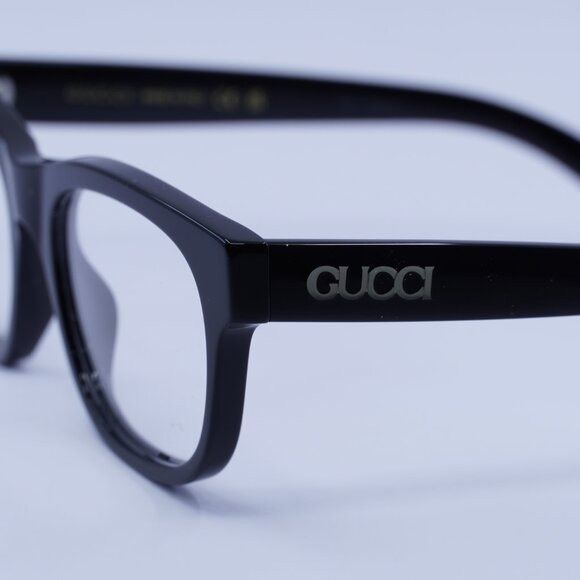 Gucci Gucci GG1796O 001 Eyeglasses Shiny Black 52mm Square Frame Size ONE SIZE - 8 Thumbnail