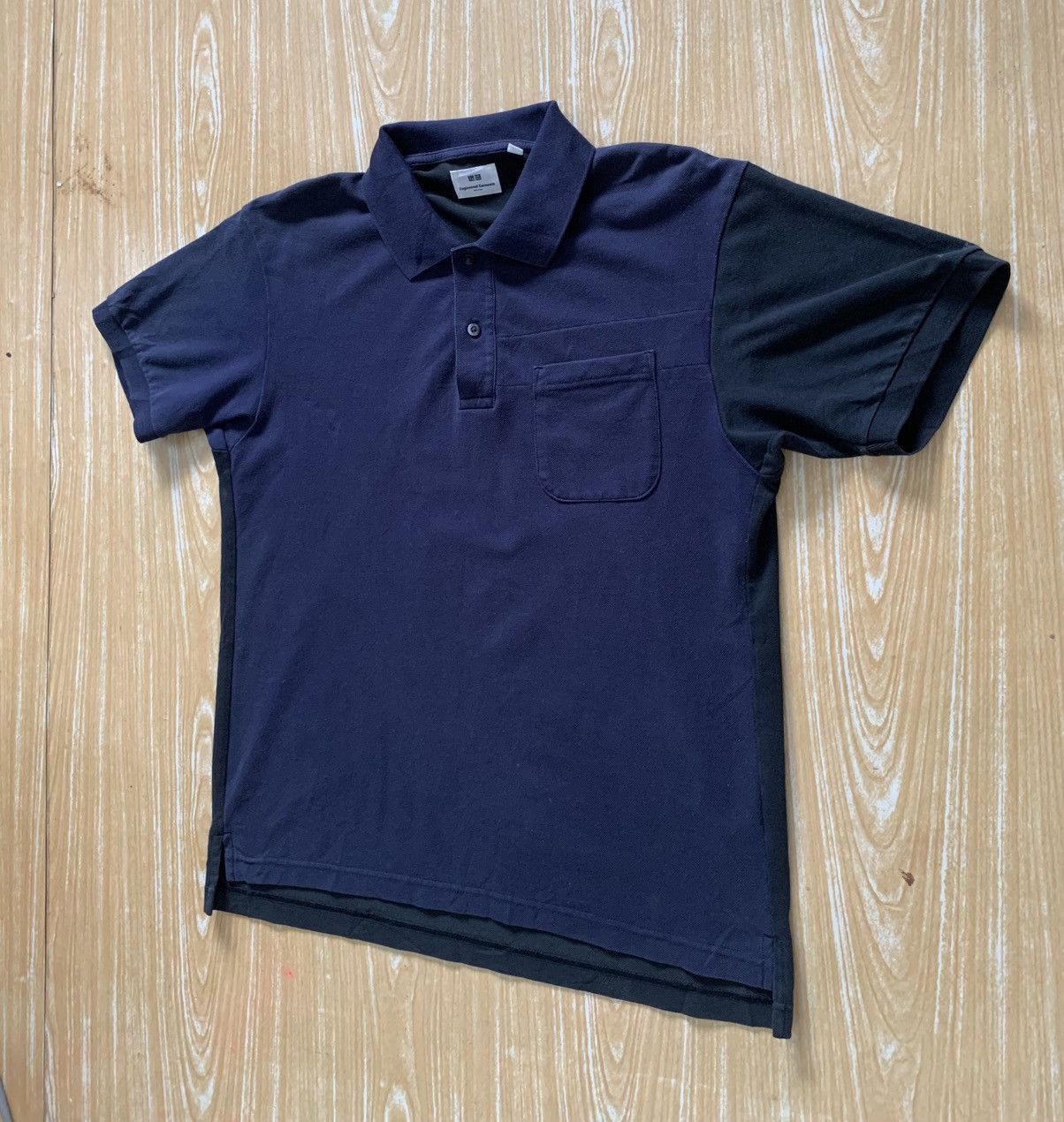 Engineered Garments × Uniqlo Engineered Garments x Uniqlo 2 Tones Colour Polo Shirt Size US L / EU 52-54 / 3 - 5 Thumbnail