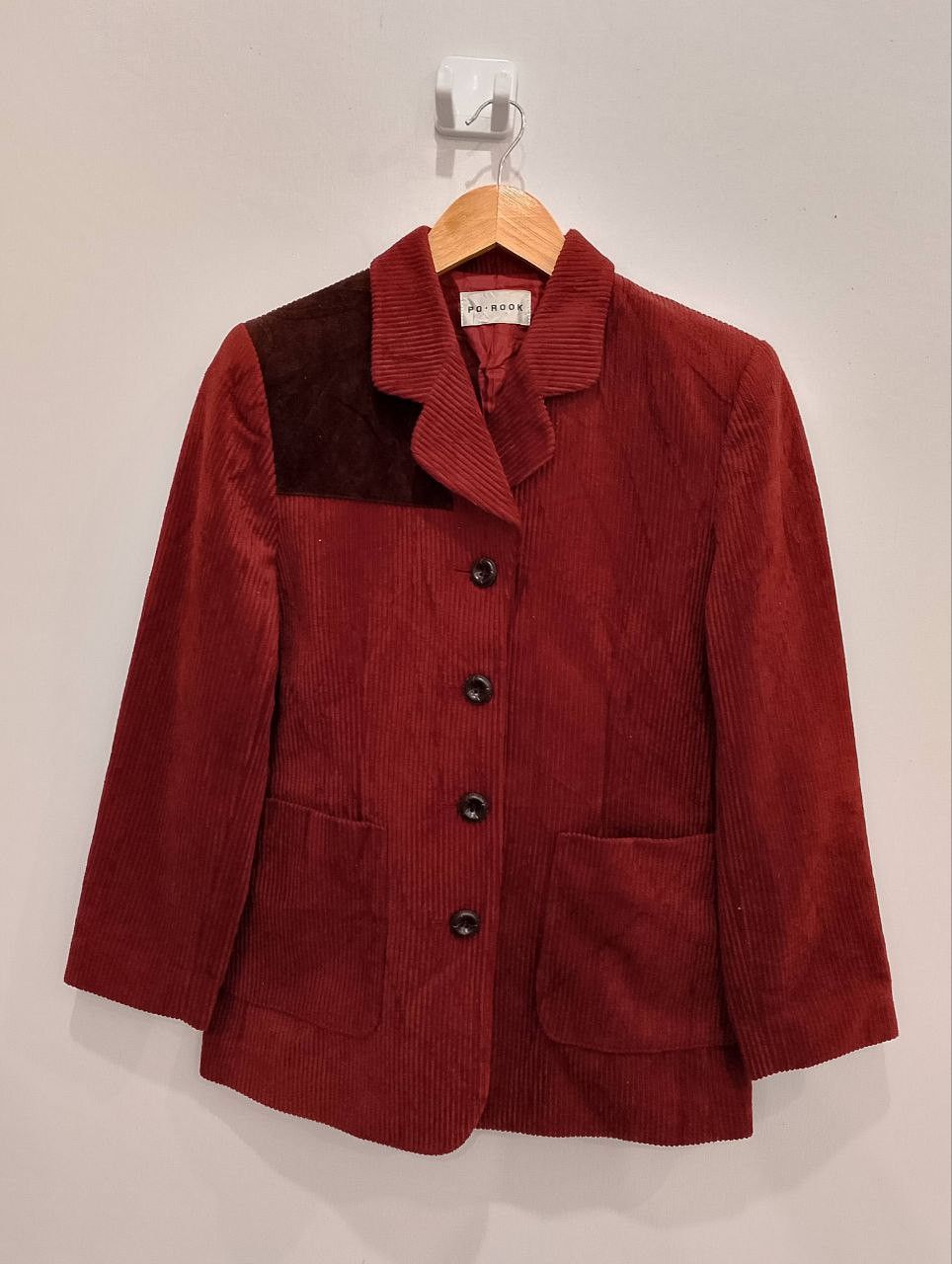 14th Addiction PO ROOK Japan Colour Block Corduroy Button Up Blazer Jacket Size S / US 4 / IT 40 - 1 Thumbnail