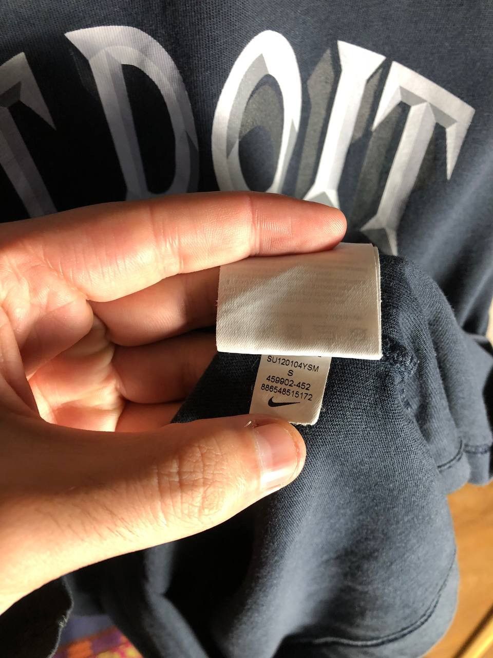 Nike × Vintage VERY RARE NIKE JUST DO IT BIG LOGO T-SHIRT SWOOSH DRILL Y2K Size US S / EU 44-46 / 1 - 5 Thumbnail