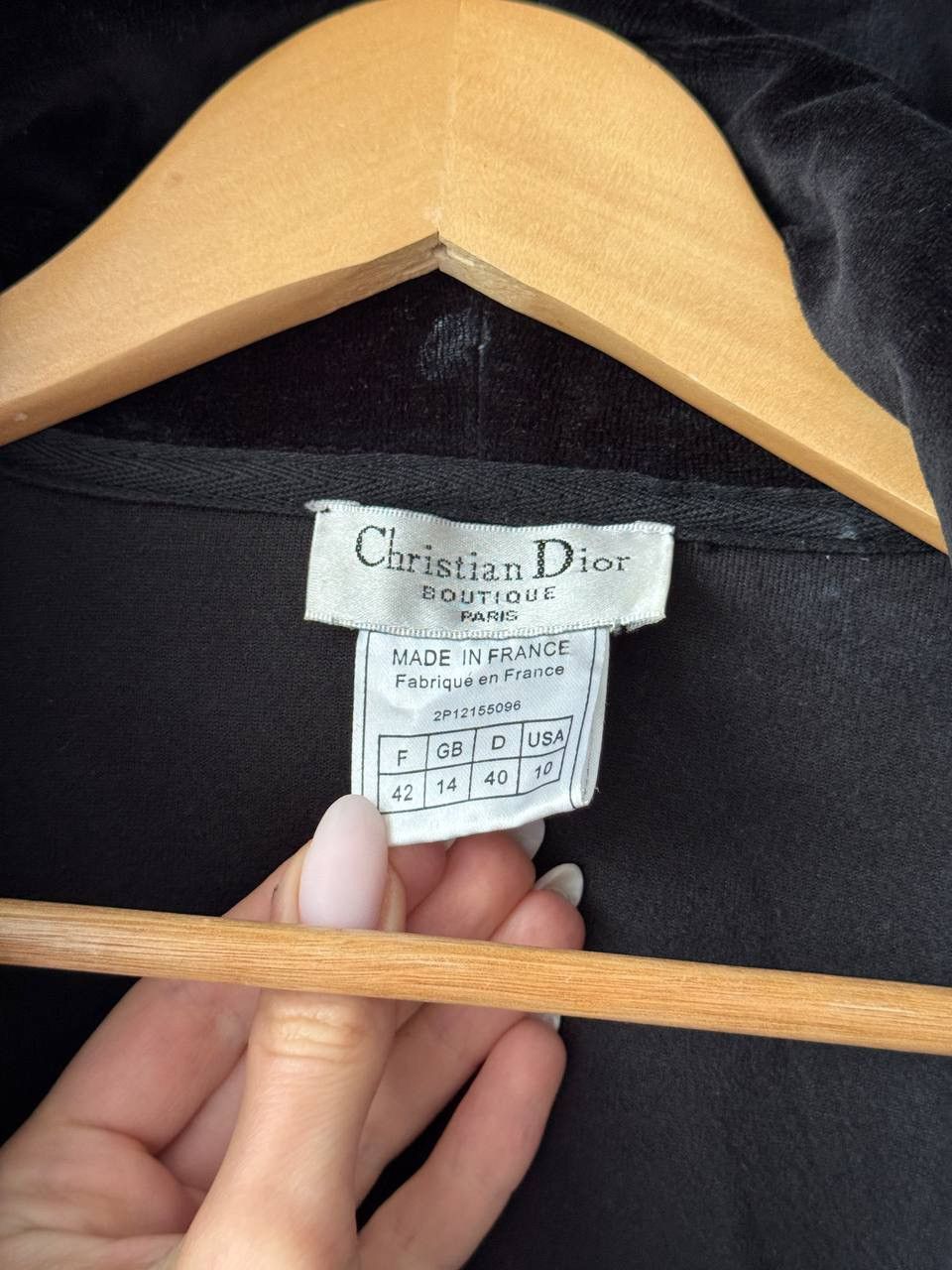 Christian Dior Monsieur Archive 2004 Christian Dior Boutique Zip Hoodie Spell Out Size M / US 6-8 / IT 42-44 - 4 Thumbnail