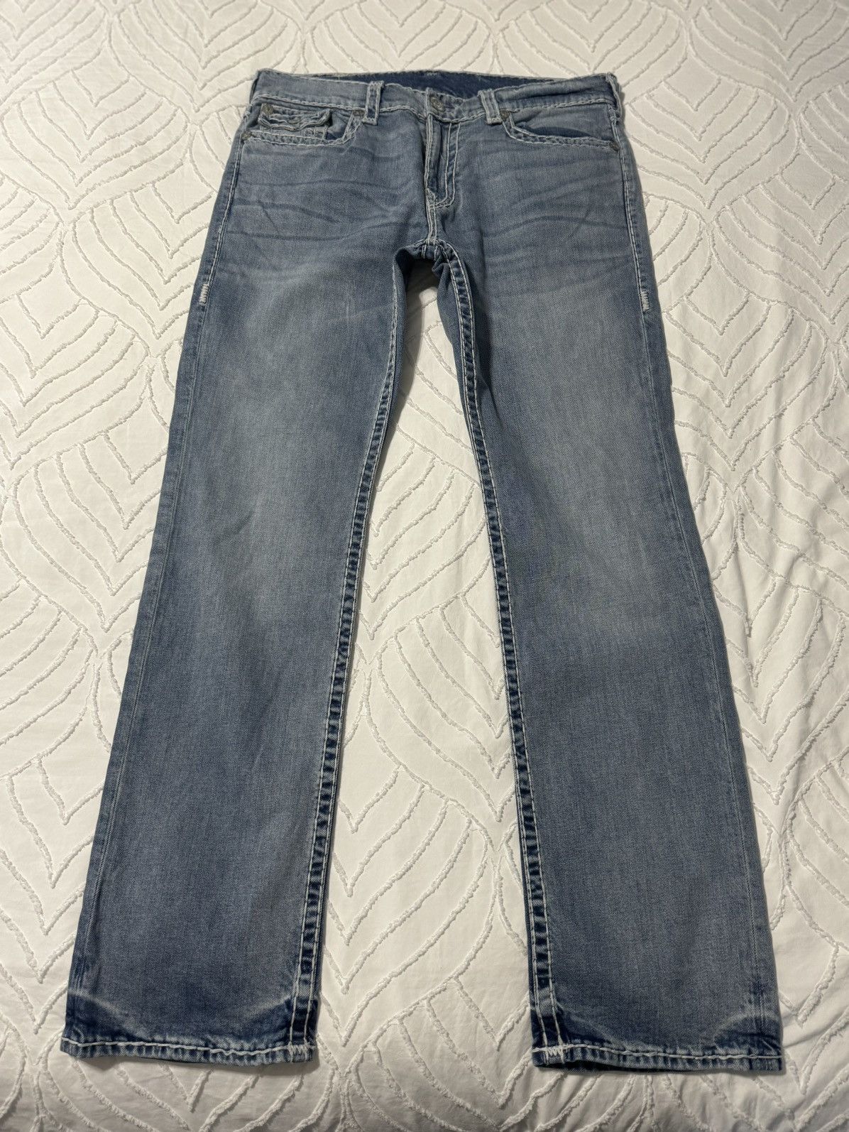 True Religion True Religion Straight Jeans Size US 36 / EU 52 - 3 Thumbnail