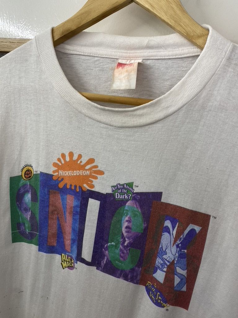 Nickelodeon 90s Vintage Nickelodeon Saturday Night Show Lineup Tee Size US L / EU 52-54 / 3 - 6 Thumbnail