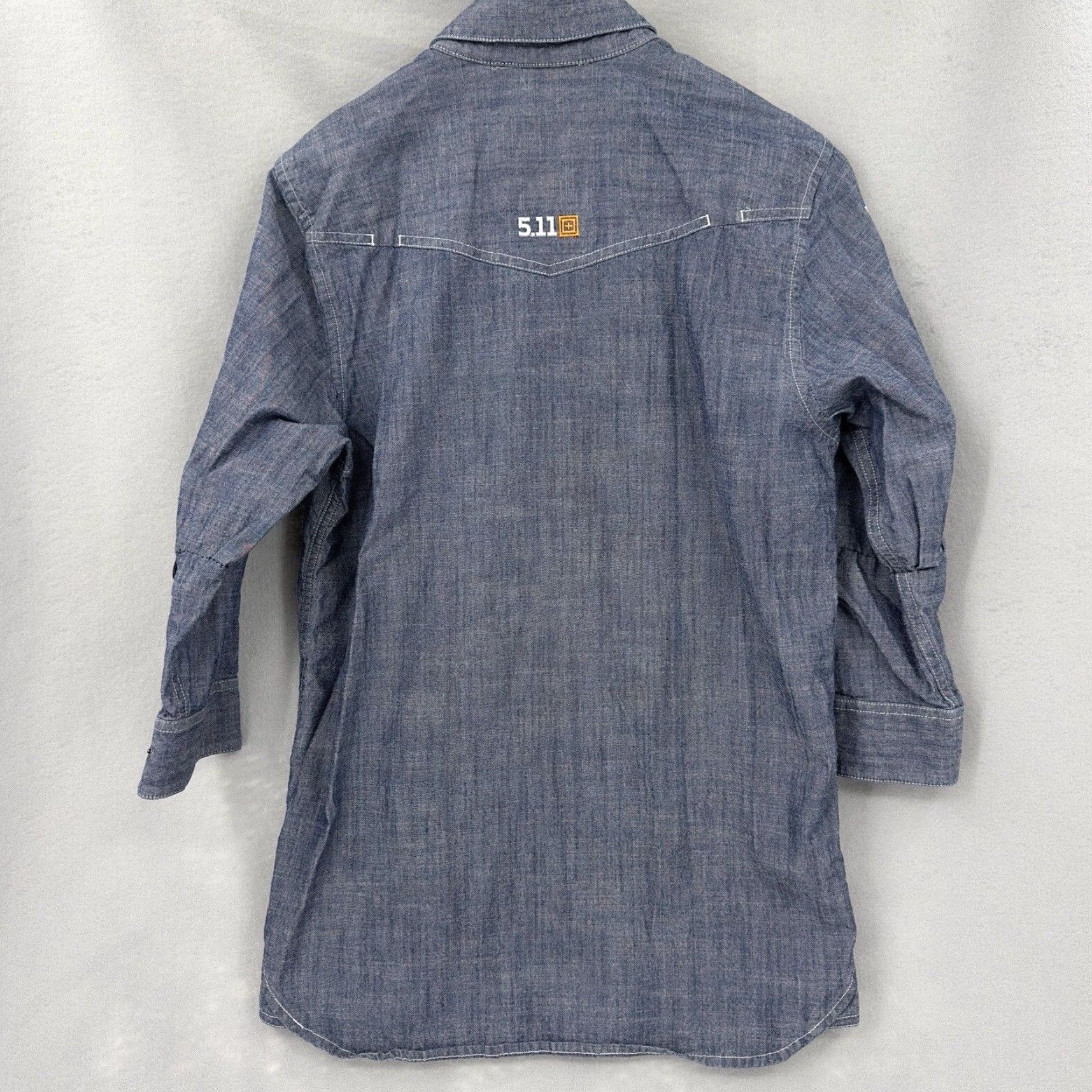 Vintage VTG 5.11 Professional Bull Riders Rodeo Shirt Men Small Button Up Western Cowboy Shirt Size US S / EU 44-46 / 1 - 5 Thumbnail