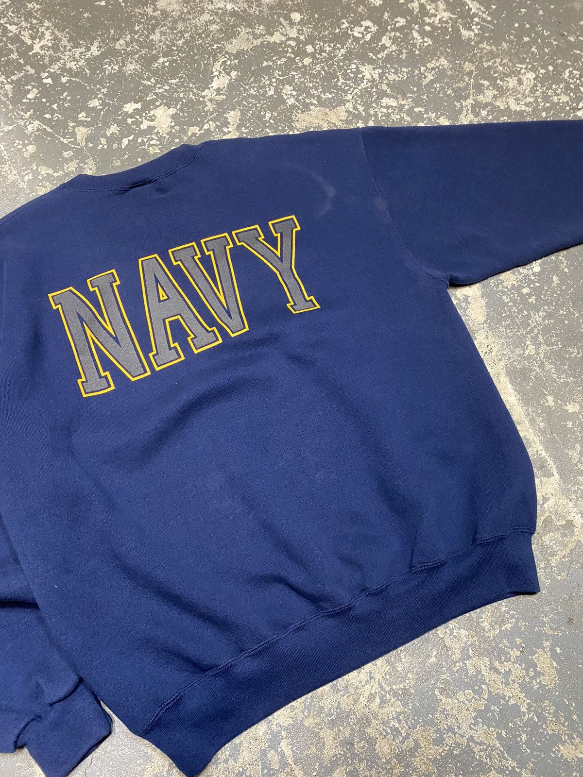 Vintage Vintage United States Navy Hoodie Sweatshirt Soffe USA Size US L / EU 52-54 / 3 - 7 Thumbnail