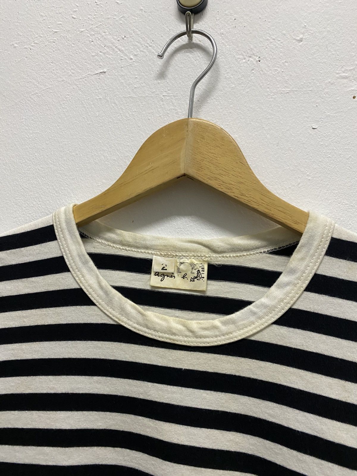 agnes b. Pick!! Vtg AGNES B Stripe Long Sleeve TShirt -A089 Size US M / EU 48-50 / 2 - 3 Thumbnail