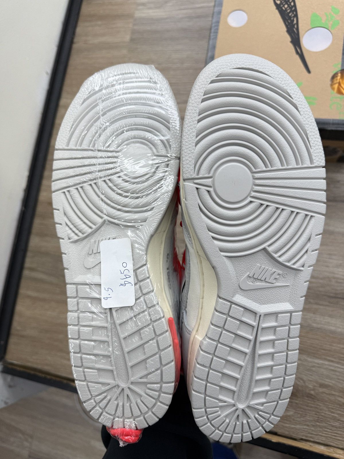 Nike × Off-White Off White Nike Lot 6/50 Dunks Size US 9.5 / EU 42-43 - 5 Thumbnail