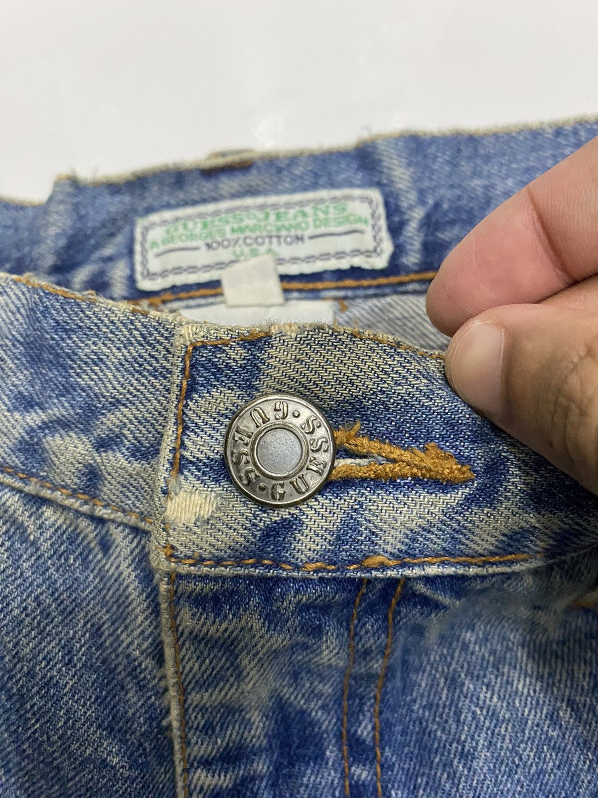 Georges Marciano × Guess GUESS GEORGES MARCIANO BAGGY SKATER DENIM JEANS JNCO STYLE Size US 32 / EU 48 - 10 Thumbnail