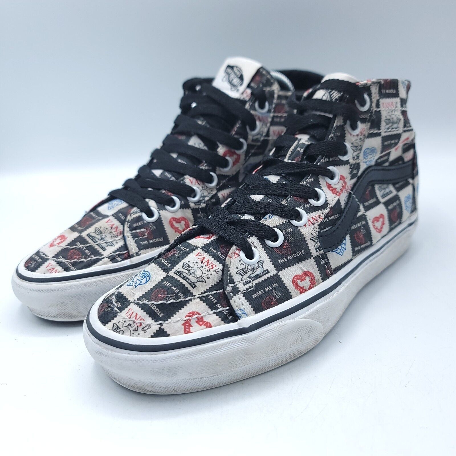 Vans Vans Off the Wall Shoe Womens Size 8 Mens 6.5 721356 Black Size US 8 / IT 38 - 1 Thumbnail