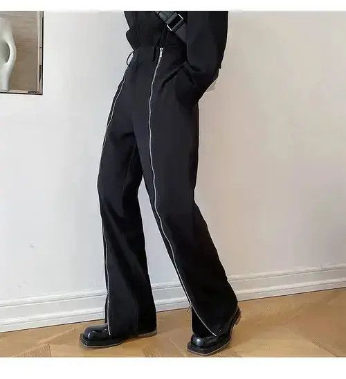 Jean Zipper Men's Straight Pants Size US 30 / EU 46 - 4 Thumbnail