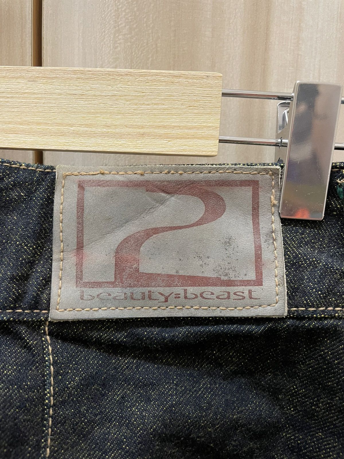 Beauty Beast Vtg Beauty:Beast AW98/99 Dark Knight Denim Jeans Size US 29 - 9 Thumbnail