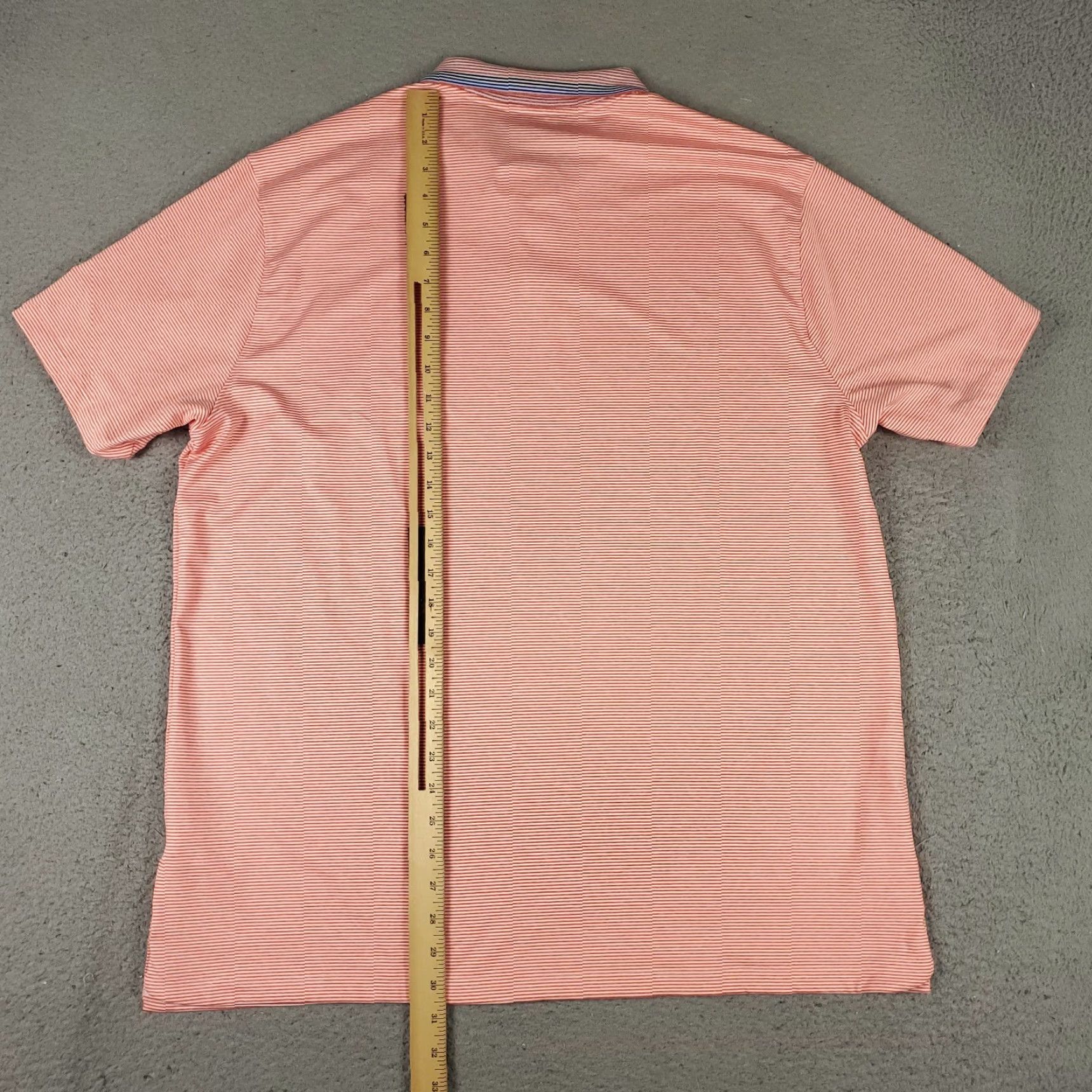 Nike Nike Polo Shirt Mens XL Orange Striped Dri-Fit Golf Casual Short Sleeve Polo Shirt Nike Golf Mens XL Orange Striped Dri-Fit Golf Short Sleeve Size US XL / EU 56 / 4 - 4 Thumbnail