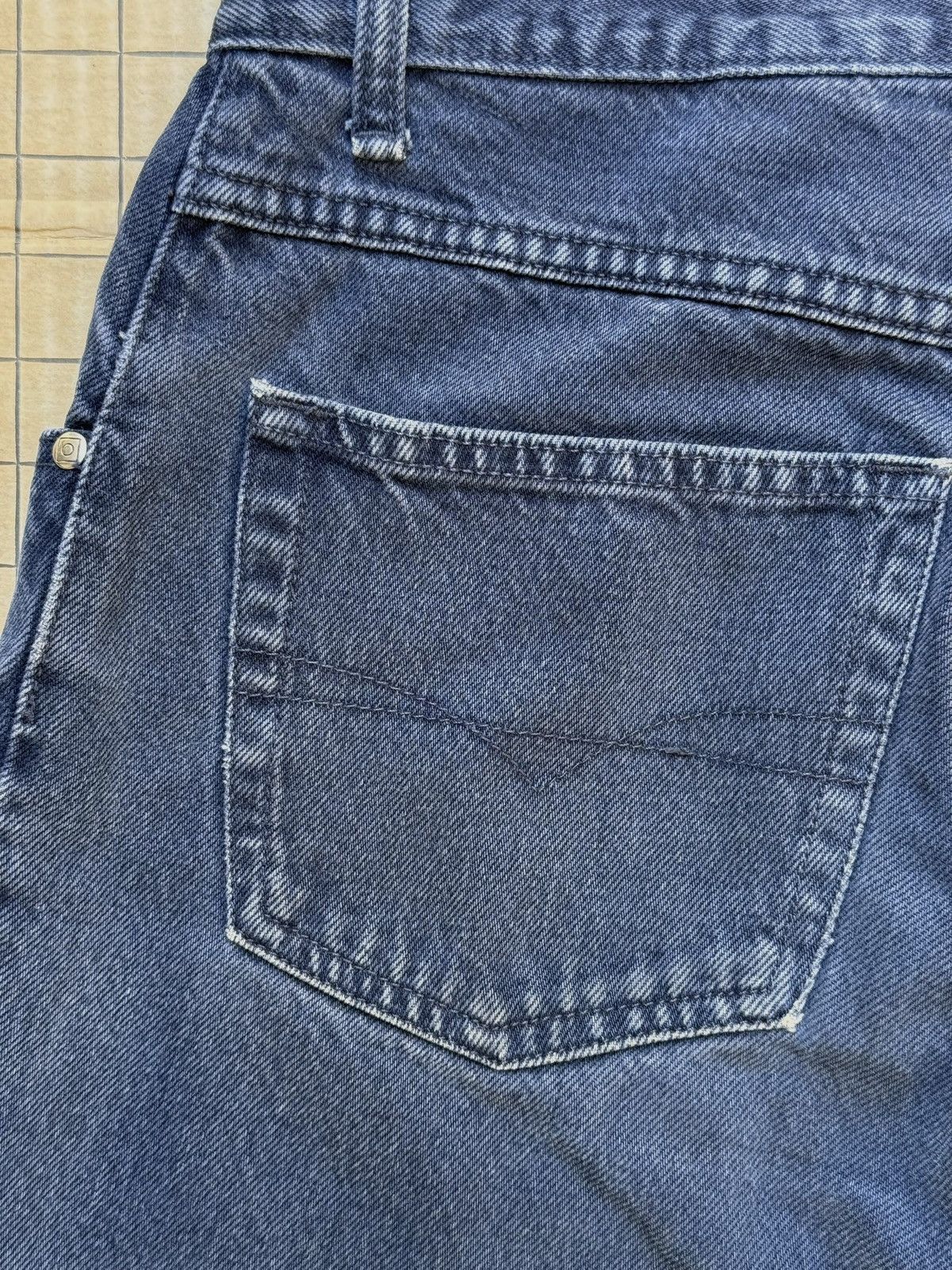 Anchor Blue × Vintage Vintage 90s Anchor Blue Baggy Jeans Dark Midnight Blue 30x30 Size US 30 / EU 46 - 7 Thumbnail