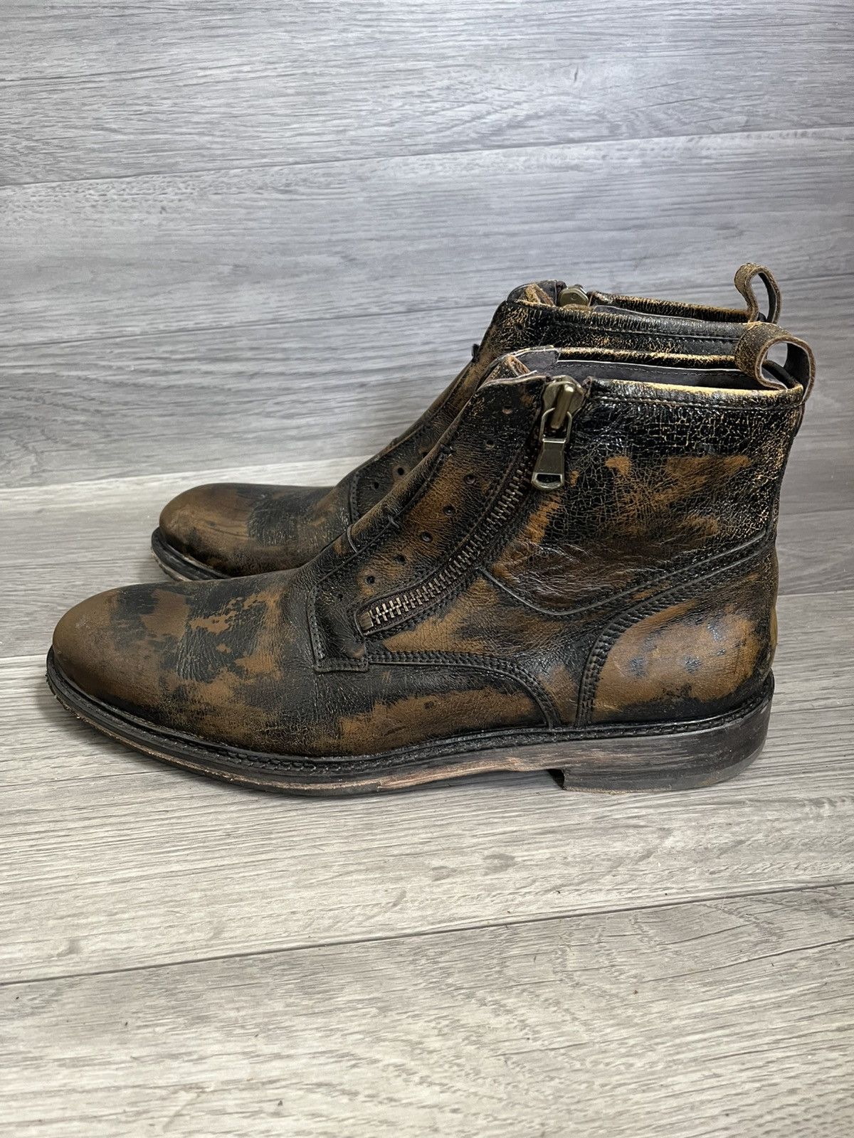 John Varvatos John varvatos painted boots like margiela sz 12 Size US 12 / EU 45 - 5 Thumbnail