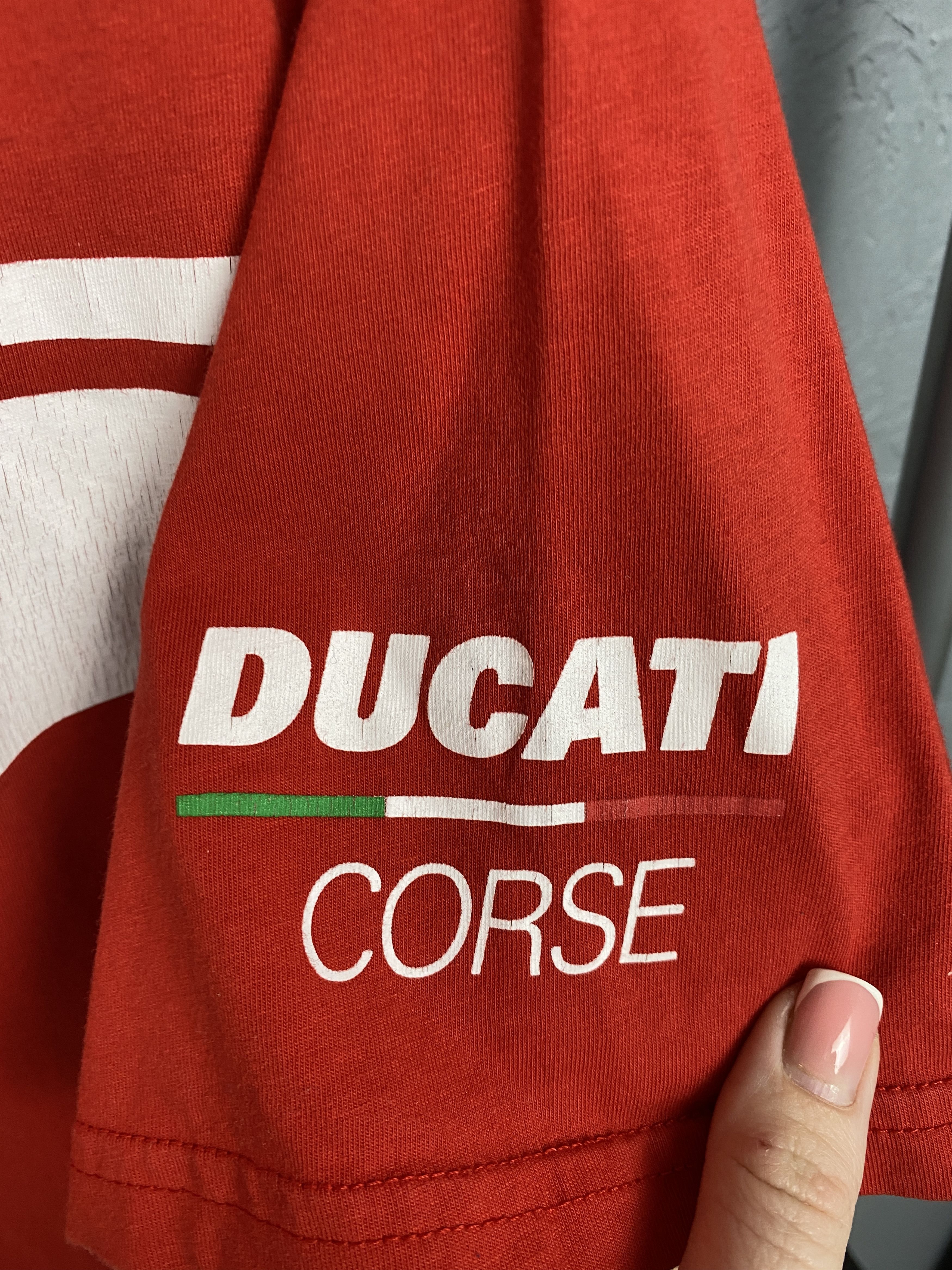 Ducati Ducati Corse Racing Team Vintage Mens Crew Neck T-Shirt Size US L / EU 52-54 / 3 - 7 Thumbnail