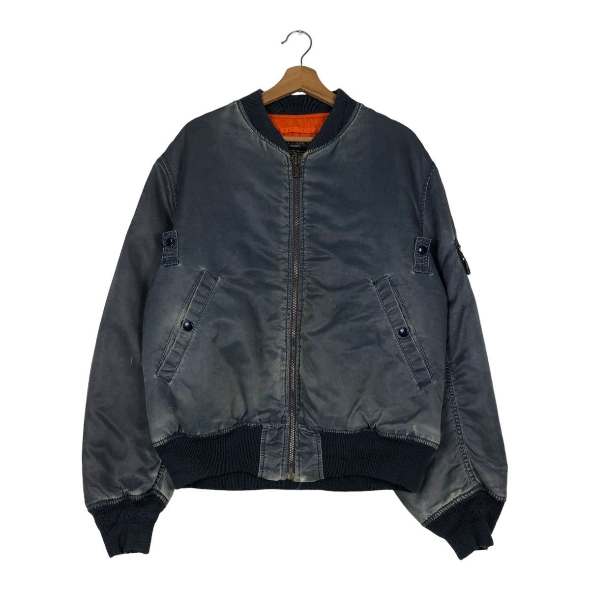 🔥VINTAGE MA-1 BOMBER JACKET U.S. AIR FORCE RIOT RIOT ARMY