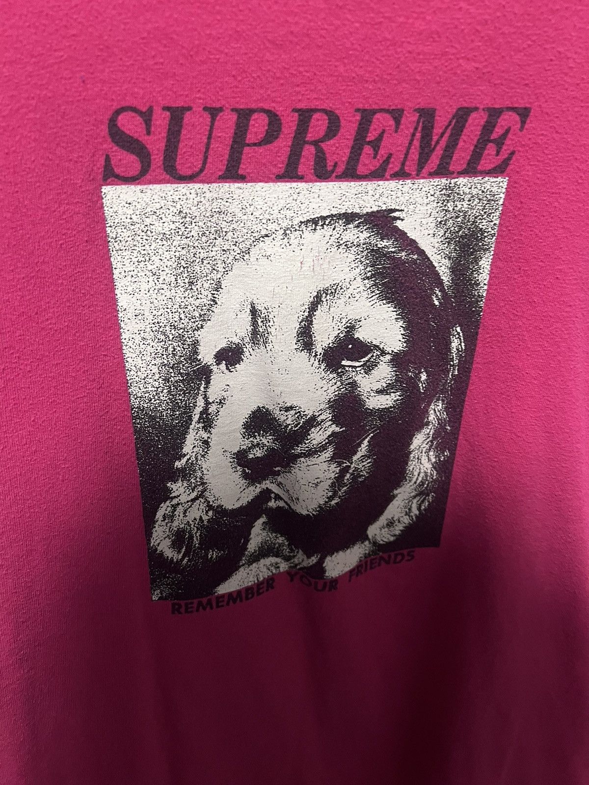 Supreme Supreme remember your friends dog tee Size US L / EU 52-54 / 3 - 2 Thumbnail