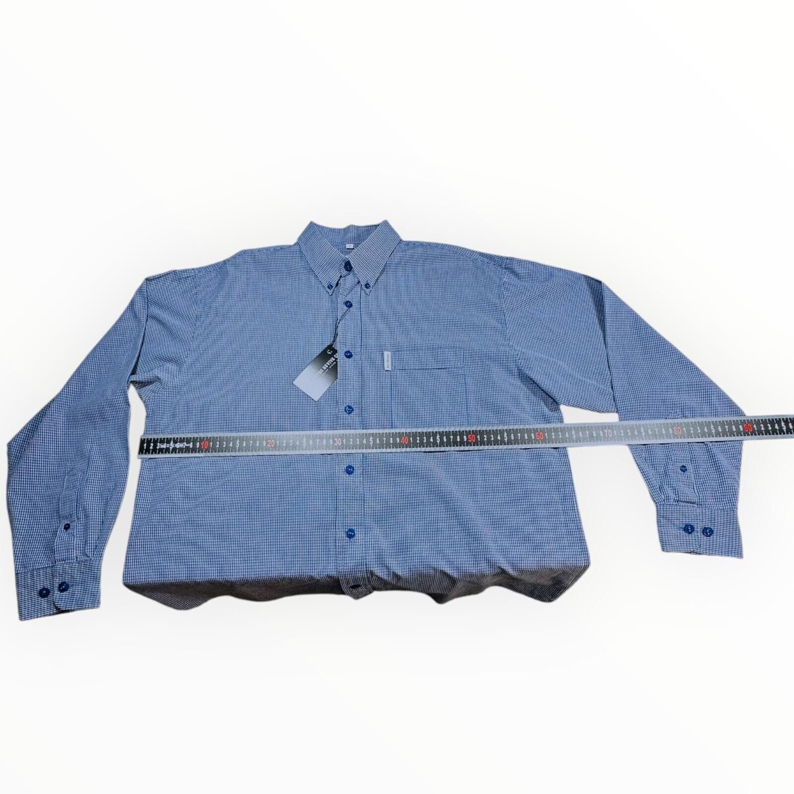 Ben Sherman Ben Sherman Shirt Men's UK Size XL Blue Check Original Size US XL / EU 56 / 4 - 11 Thumbnail