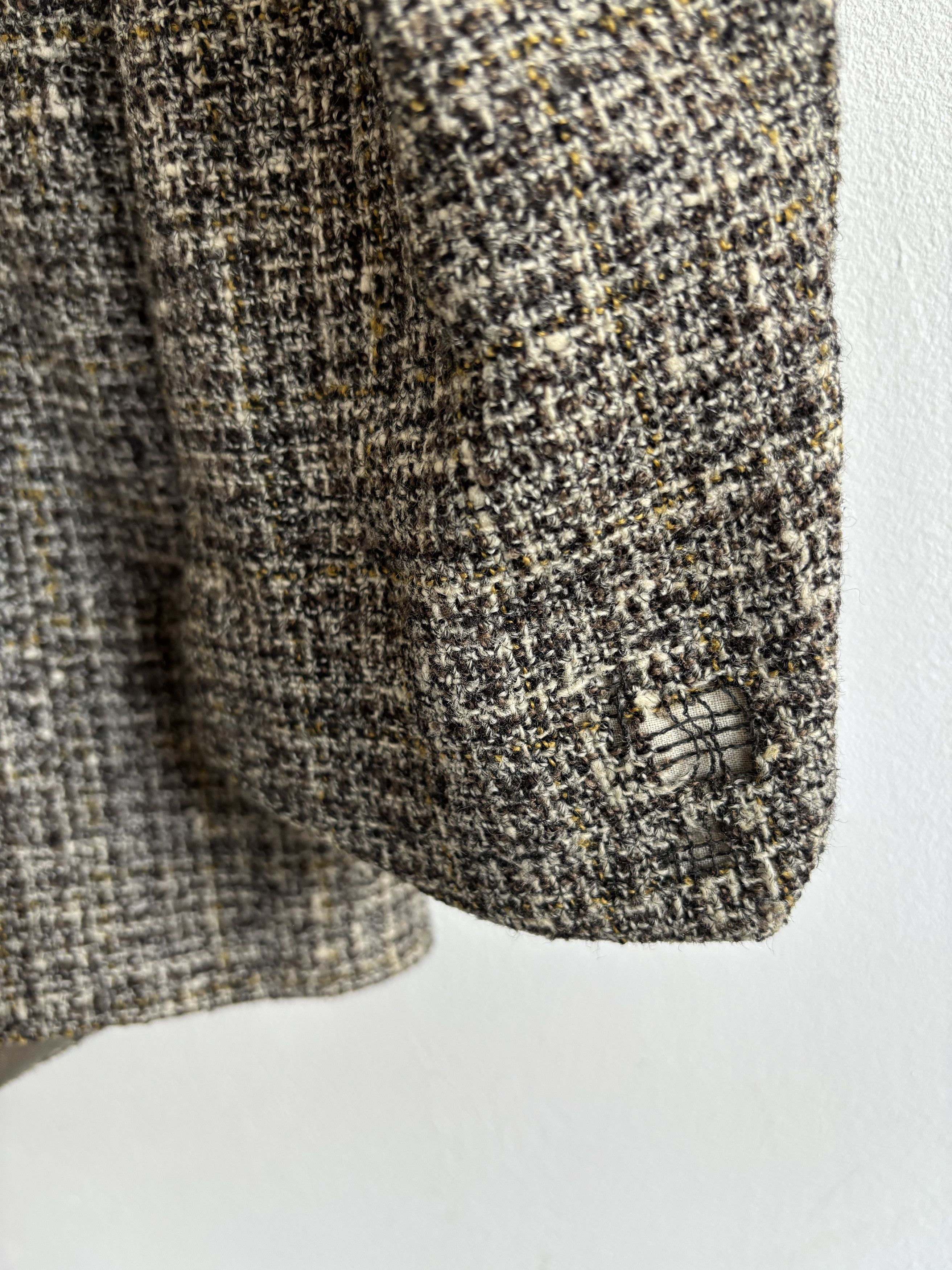 Vintage Vintage Tweed Grey Blazer Size 44R - 13 Thumbnail
