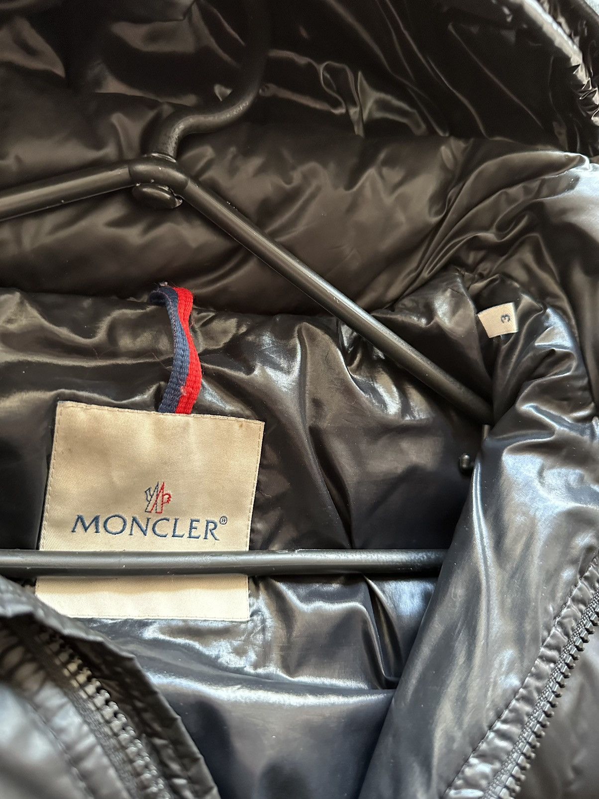 Moncler × Vintage Moncler jacket Black Luxury Size S / US 4 / IT 40 - 8 Thumbnail