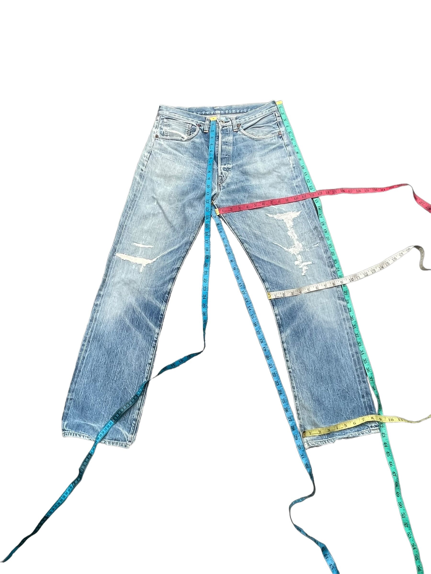 Levi's Vintage 1999 Levis 501 E 1944 Selvedge Distresed Denim Size US 32 / EU 48 - 6 Thumbnail