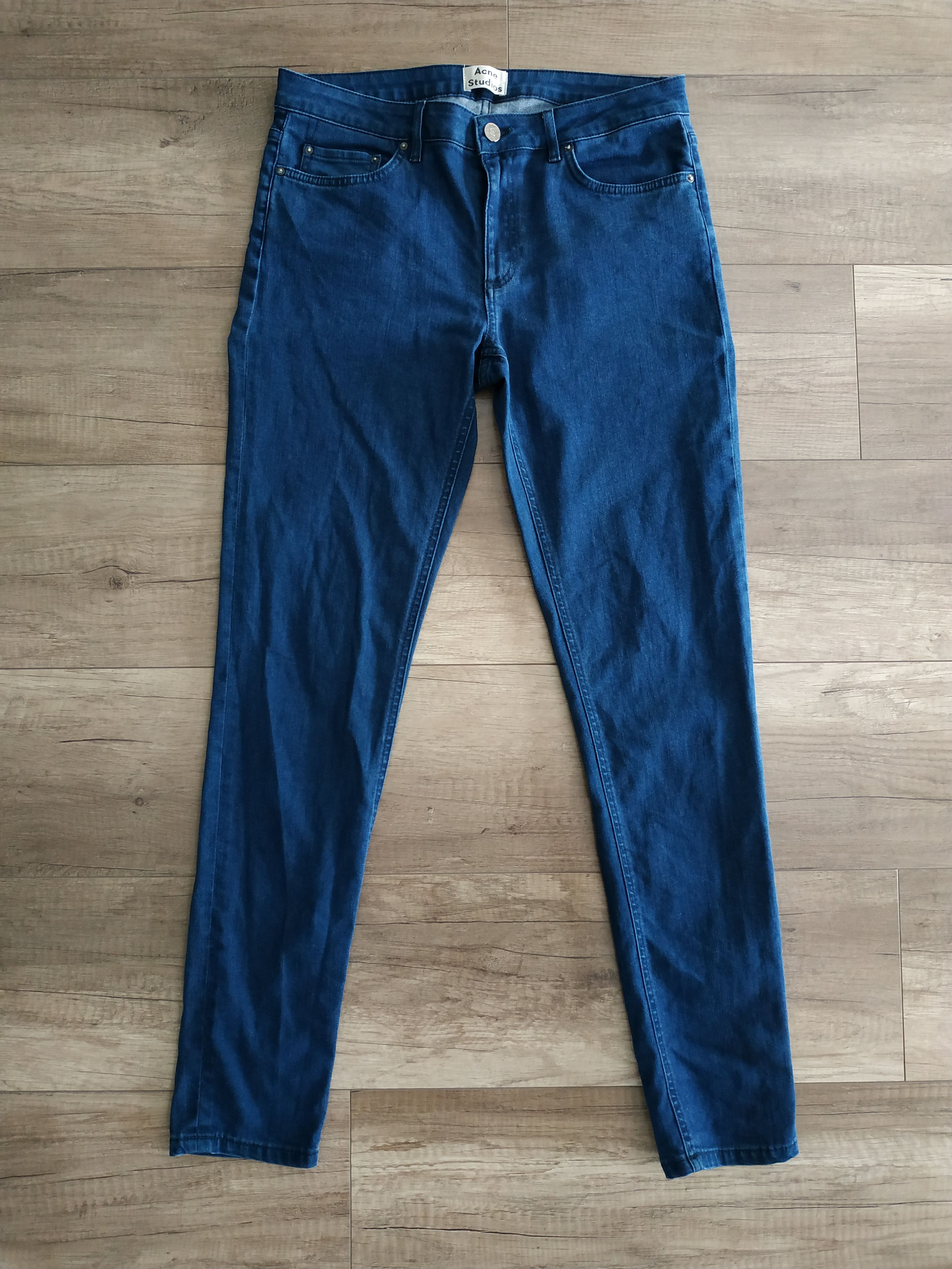 Acne Studios ACNE STUDIOS 'Skin 5 Emerald' Women's Skinny Jeans, W32 L34 Size 32" / US 10 / IT 46 - 2 Thumbnail
