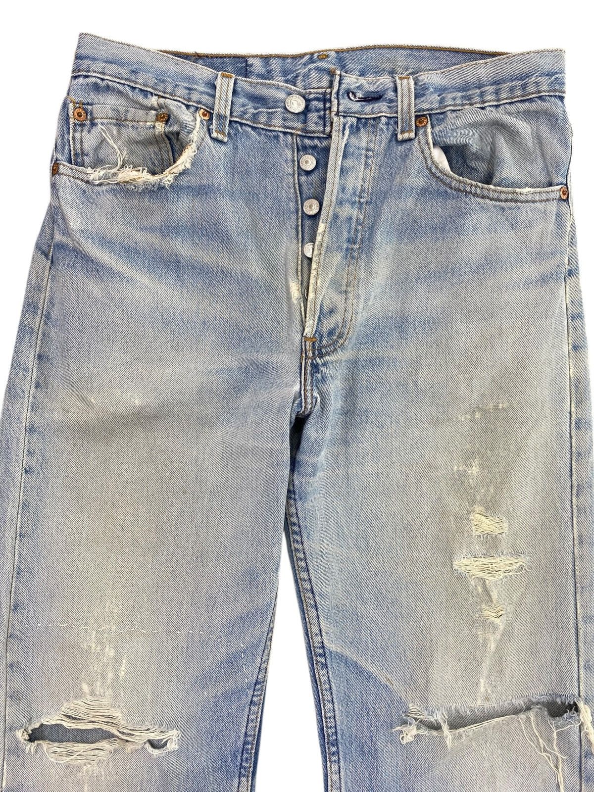 Levi's Levi’s Vintage Faded Wash Distressed Style Loose Jeans Size US 28 / EU 44 - 2 Thumbnail