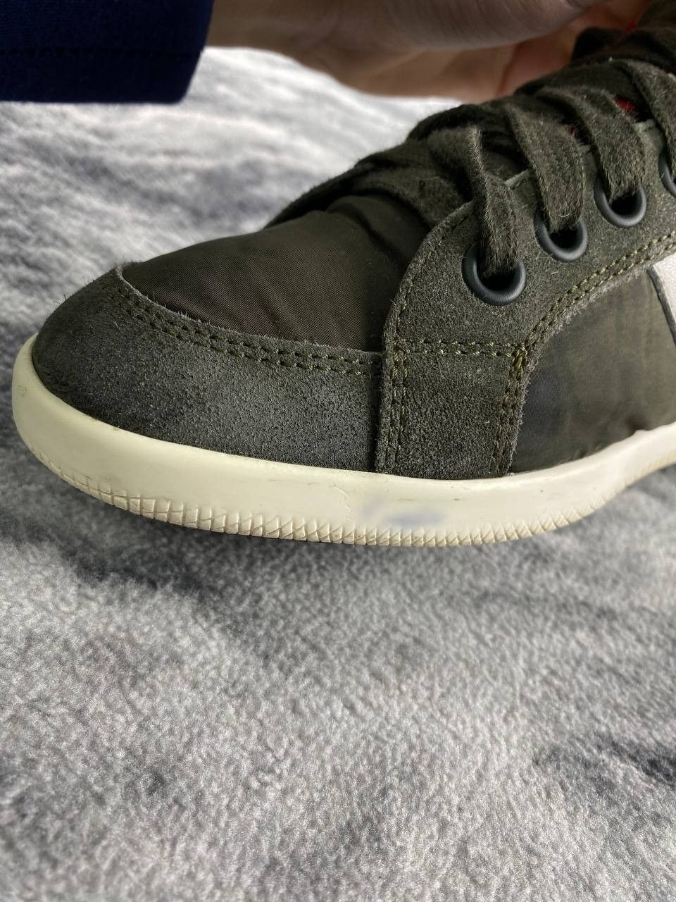 Prada Prada Nylon Sneakers Women Size 38 Green Size US 8 / IT 38 - 9 Thumbnail