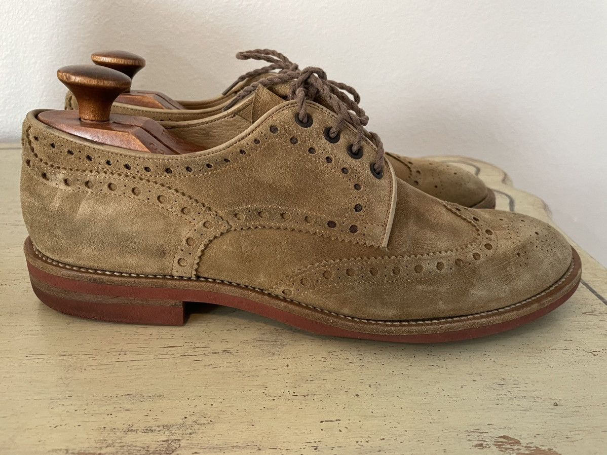 Santoni Suede Brogues Size US 11 / EU 44 - 5 Thumbnail