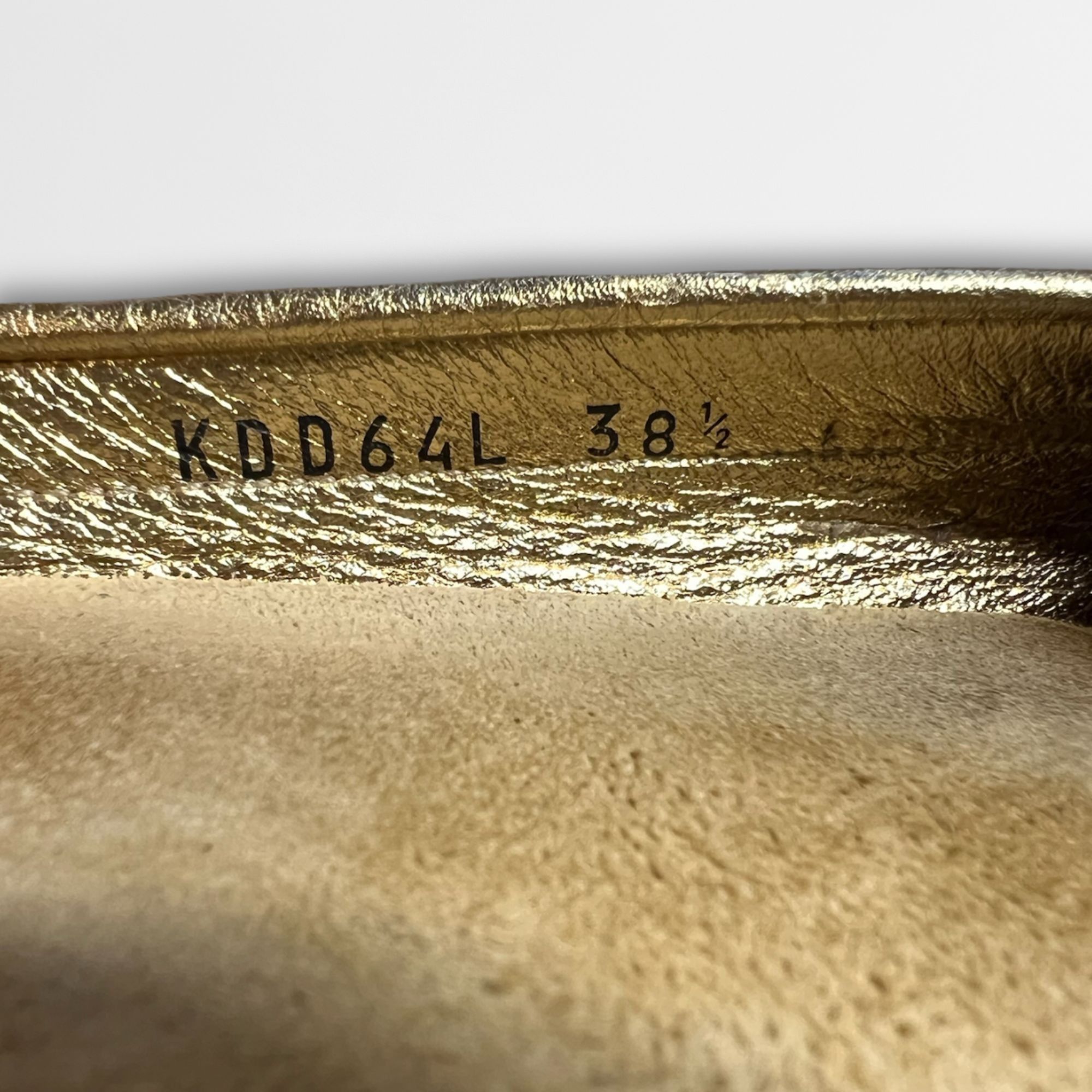 Car Shoe Gold Car Shoe Grained-Leather Driving Moccasins With Tassel Size US 7.5 / IT 37.5 - 7 Thumbnail