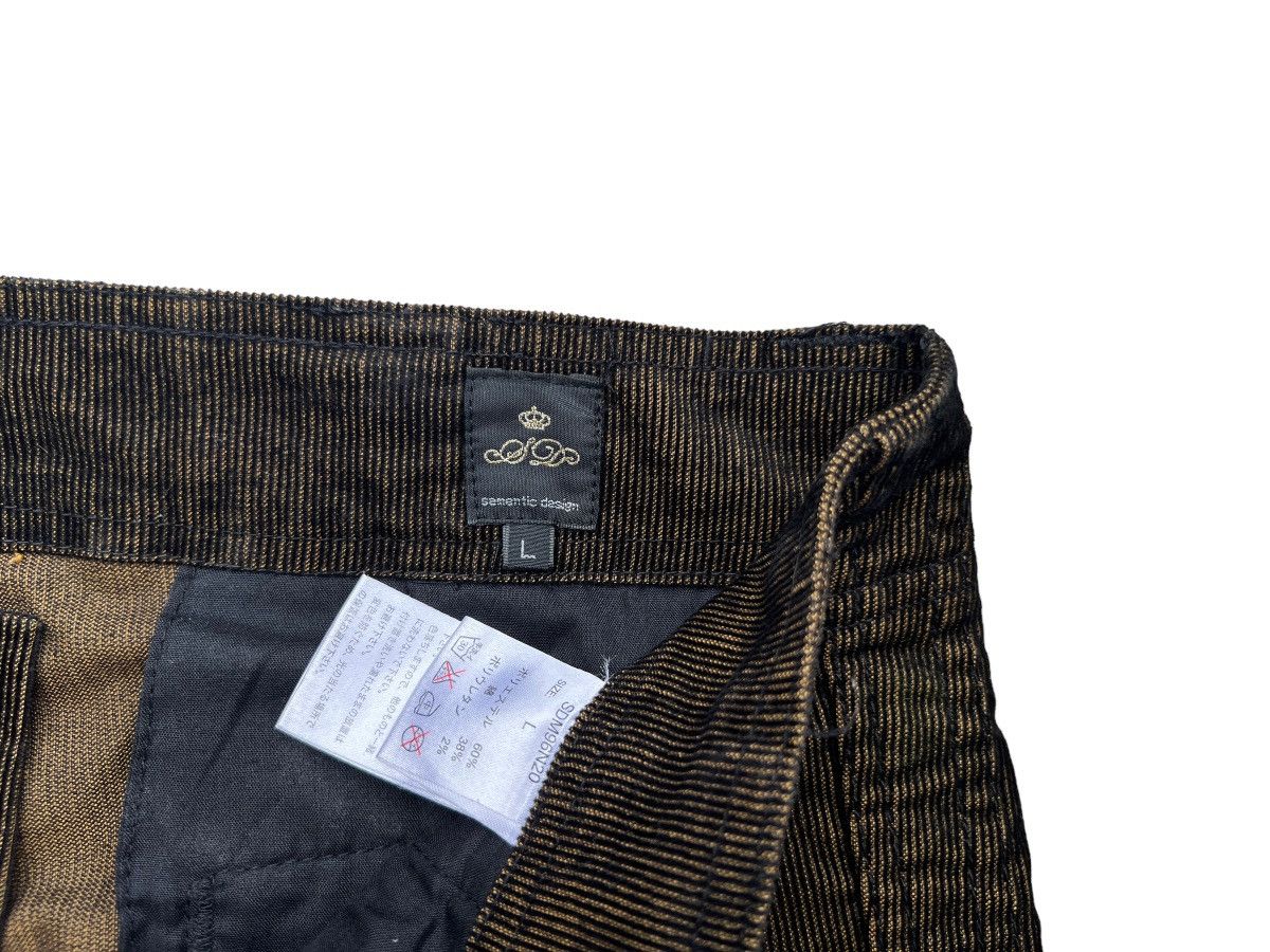 semanticdesign Semantic Design Japan Courduroy Wax Rusty Pants 35x29.5 Size US 35 - 10 Thumbnail
