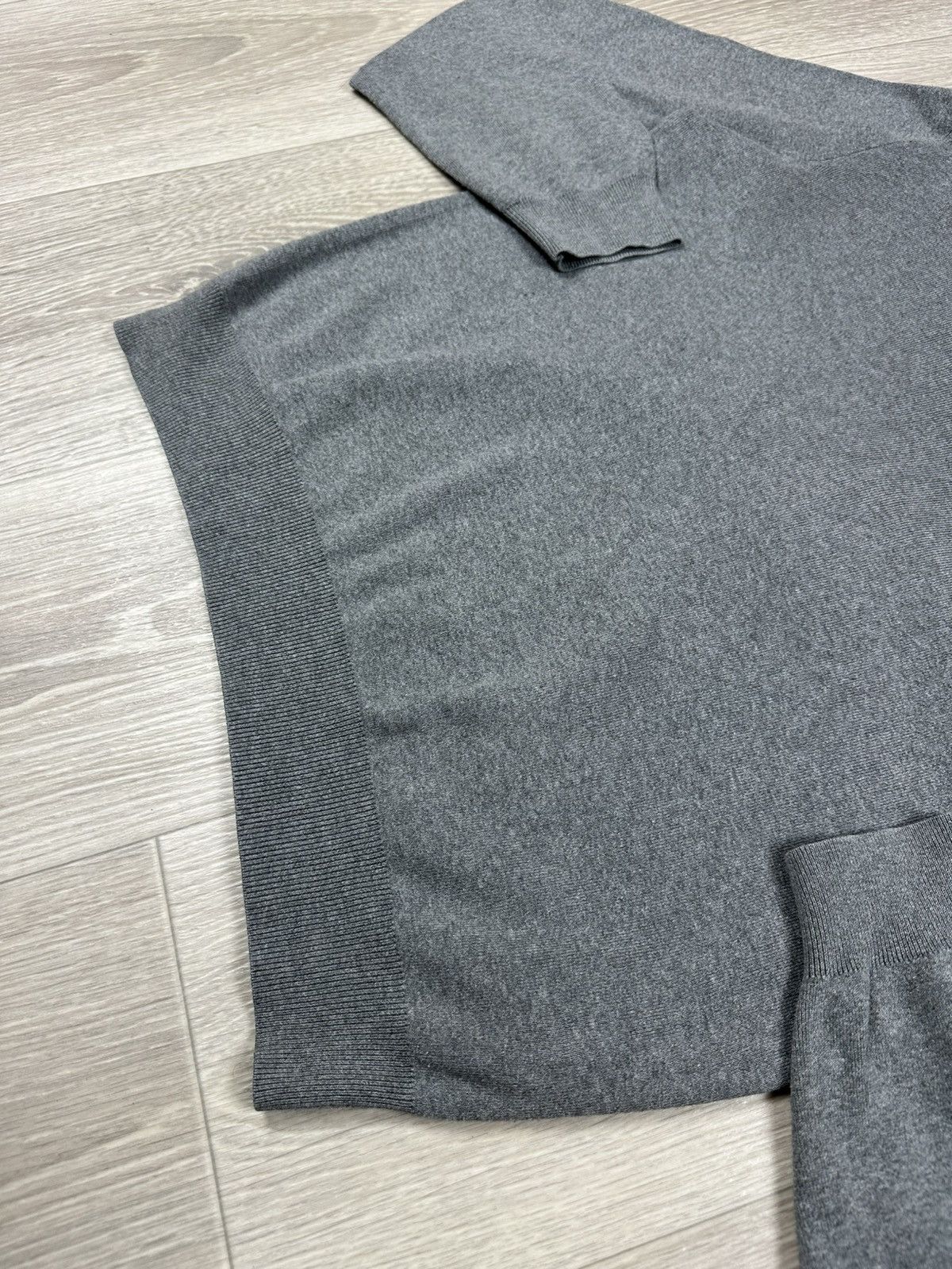 Polo Ralph Lauren Vintage POLO RALPH LAUREN Grey Sweater V-Neck Size L Size US M / EU 48-50 / 2 - 7 Thumbnail