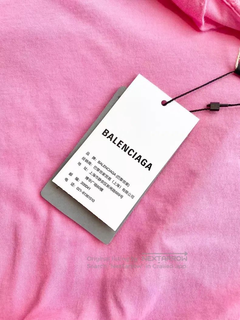 Balenciaga Balenciaga Pink Short Sleeve Size US S / EU 44-46 / 1 - 6 Thumbnail