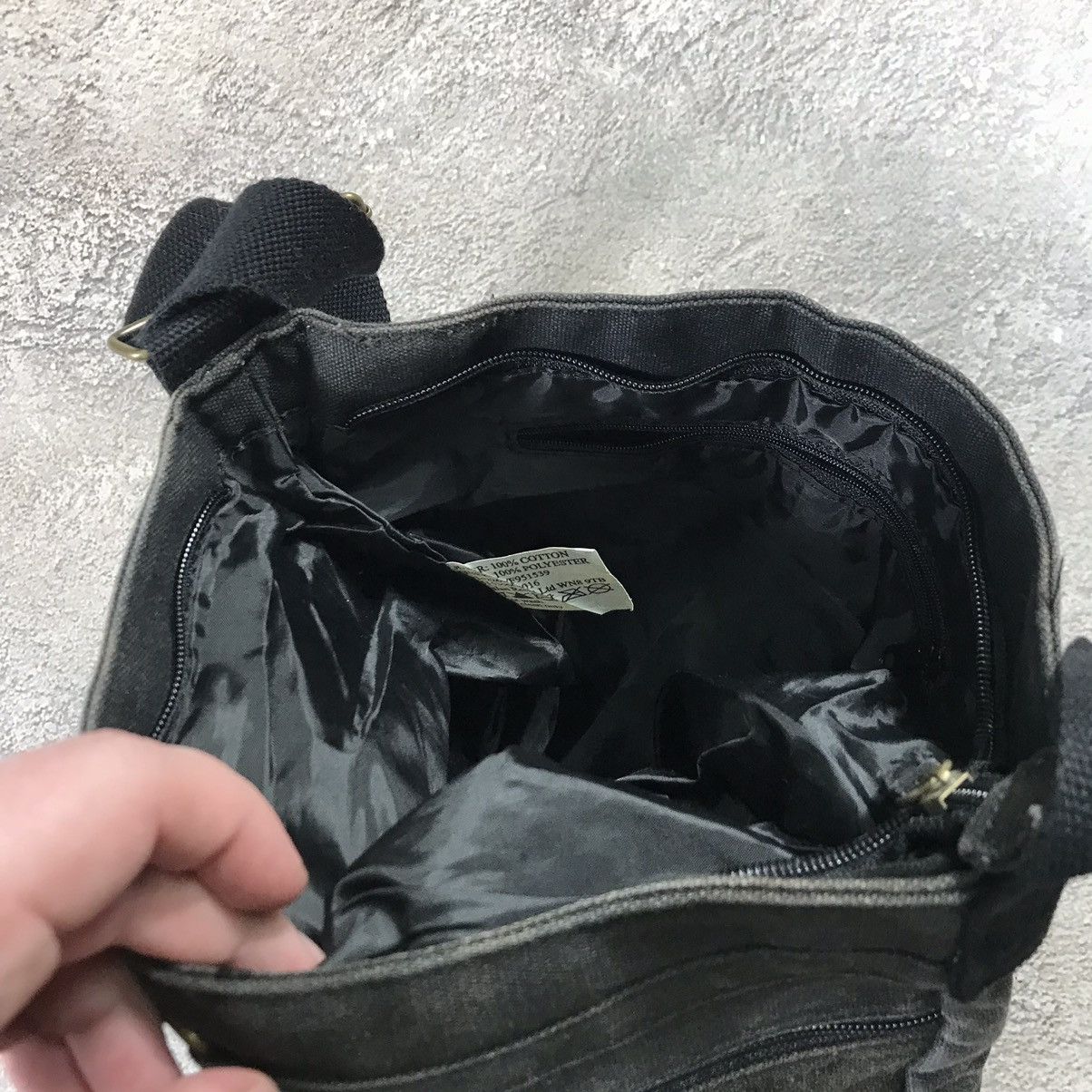 Vintage Y2K Junya Watanabe Cargo Crossbody Bag Techwear Black OS Size ONE SIZE - 6 Thumbnail